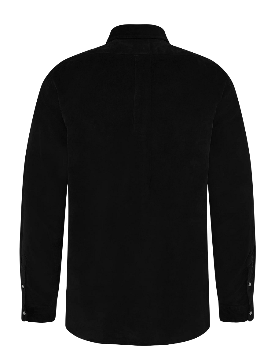 Polo Ralph Lauren - Custom Fit Corduroy Shirt - velvetsärgid - polo black - 1