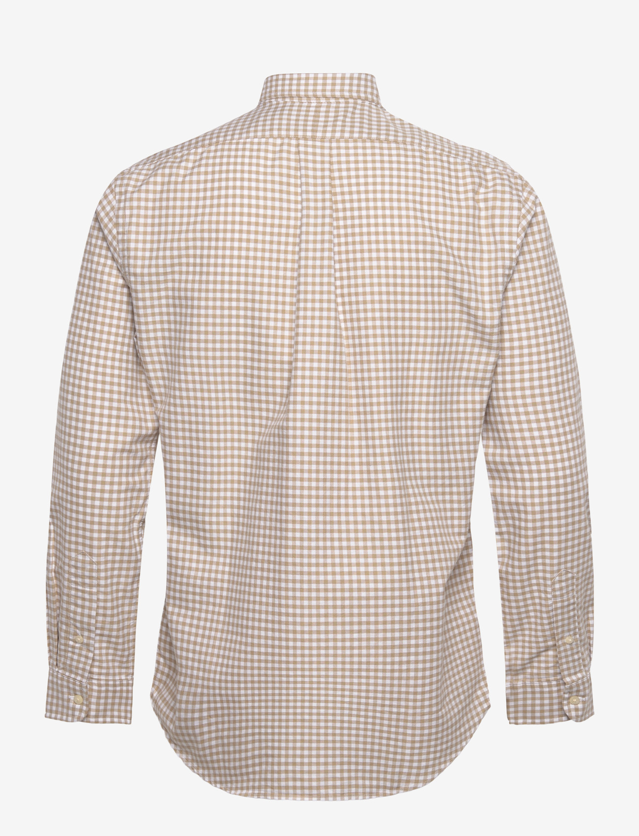Polo Ralph Lauren - Custom Fit Gingham Oxford Shirt - oxfordi särgid - 4338q coastal bei - 1