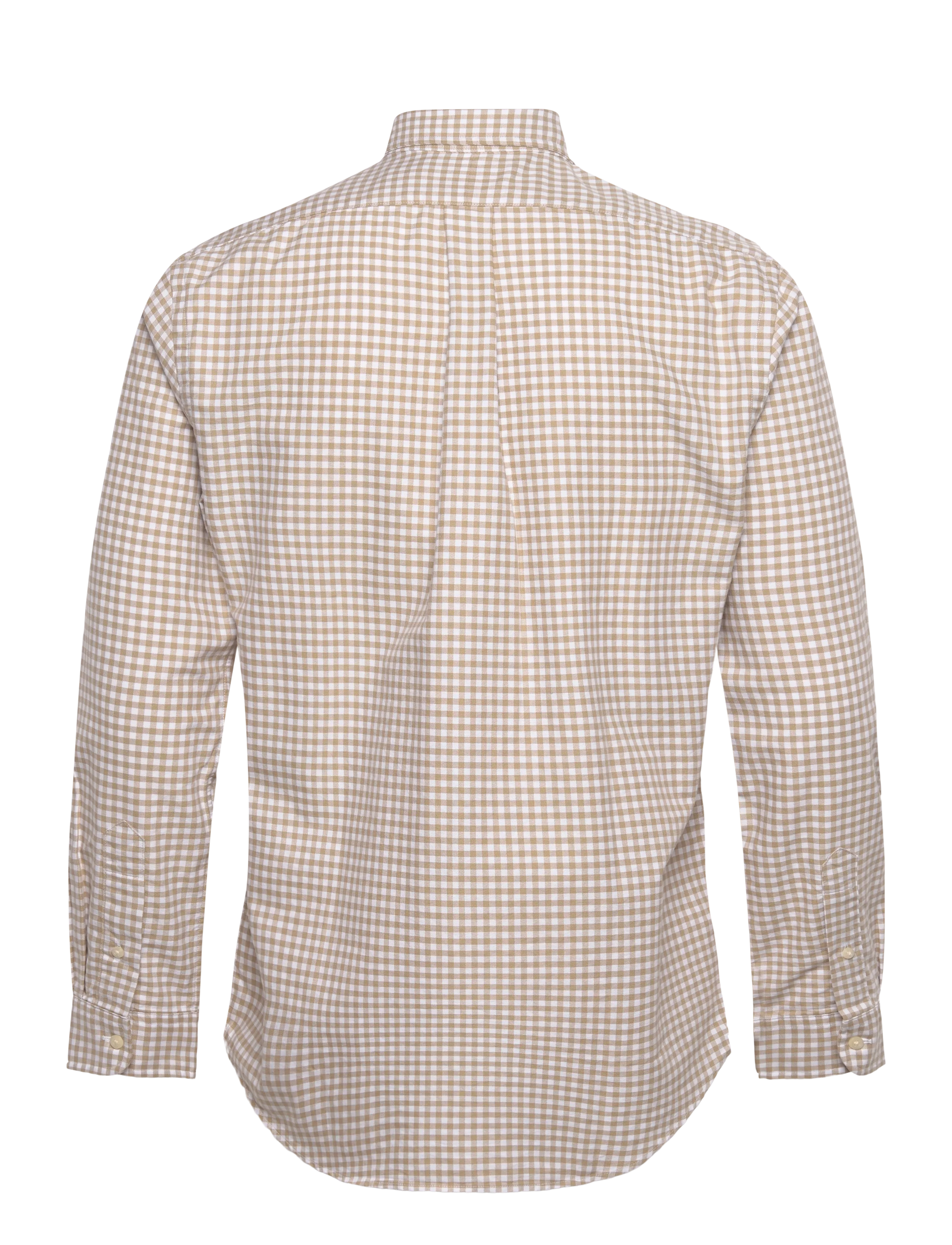 Polo Ralph Lauren - Custom Fit Gingham Oxford Shirt - 4338q coastal bei - 1