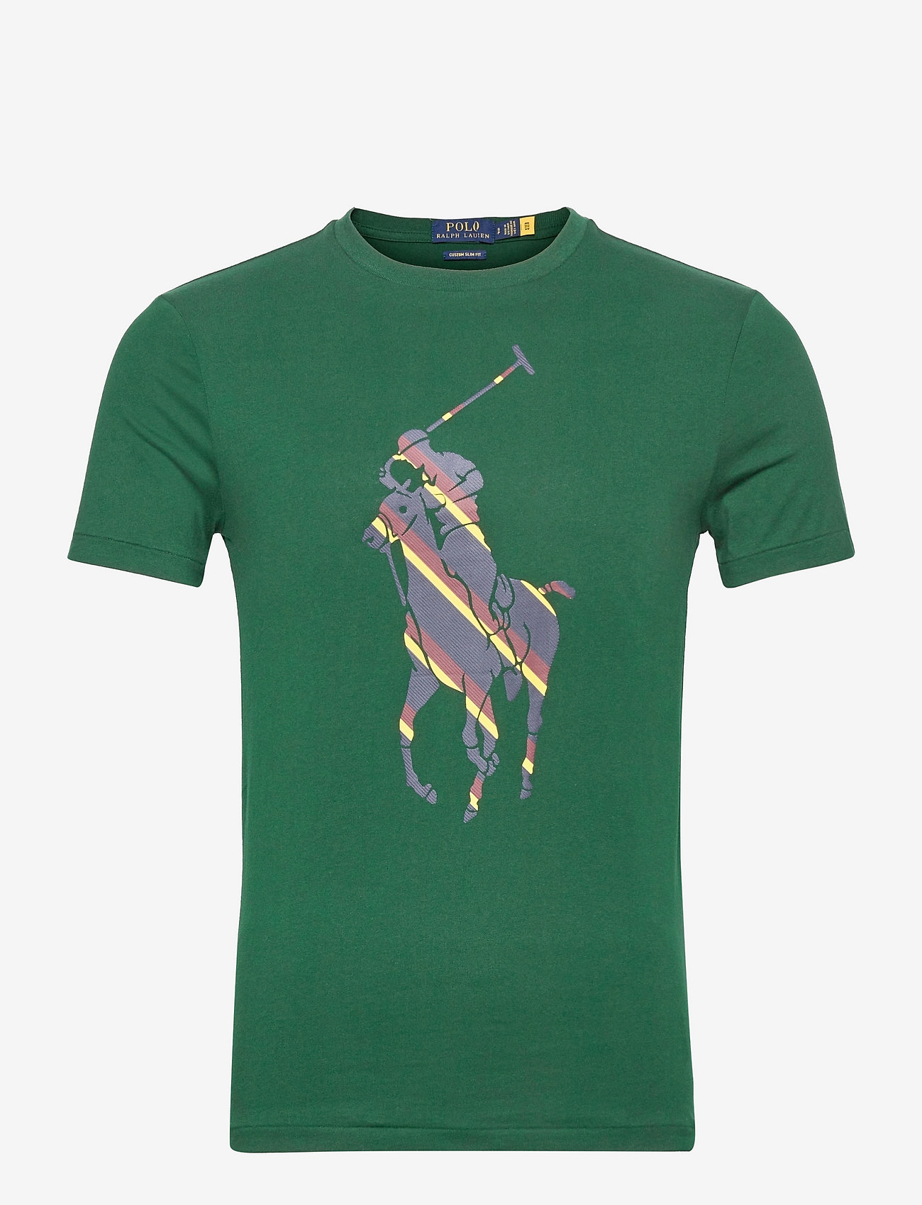 Polo Ralph Lauren - Custom Slim Fit Big Pony Jersey T-Shirt - college green - 0