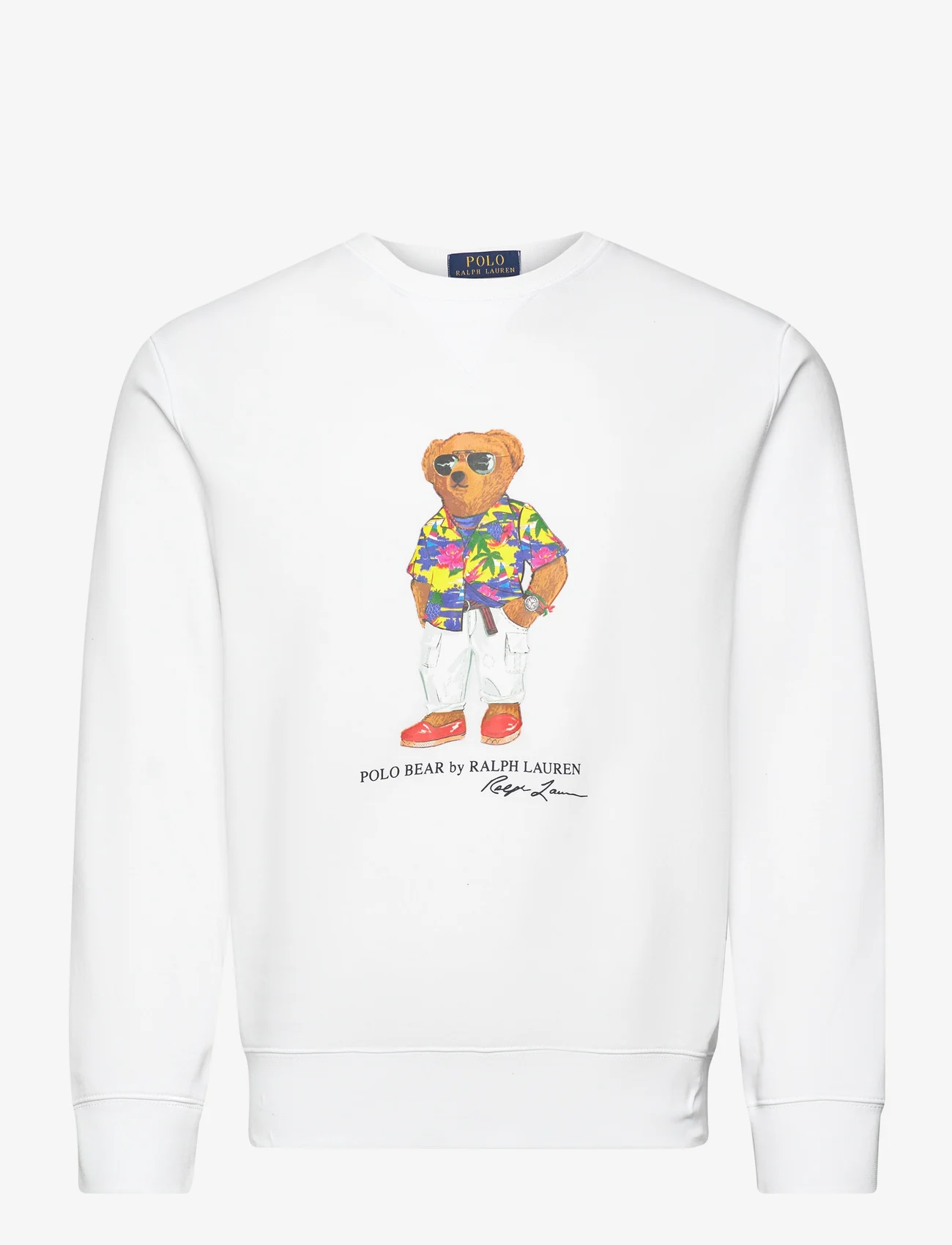 Polo Ralph Lauren - Polo Bear Fleece Sweatshirt - shoppa efter tillfälle - sp24 white beach - 0