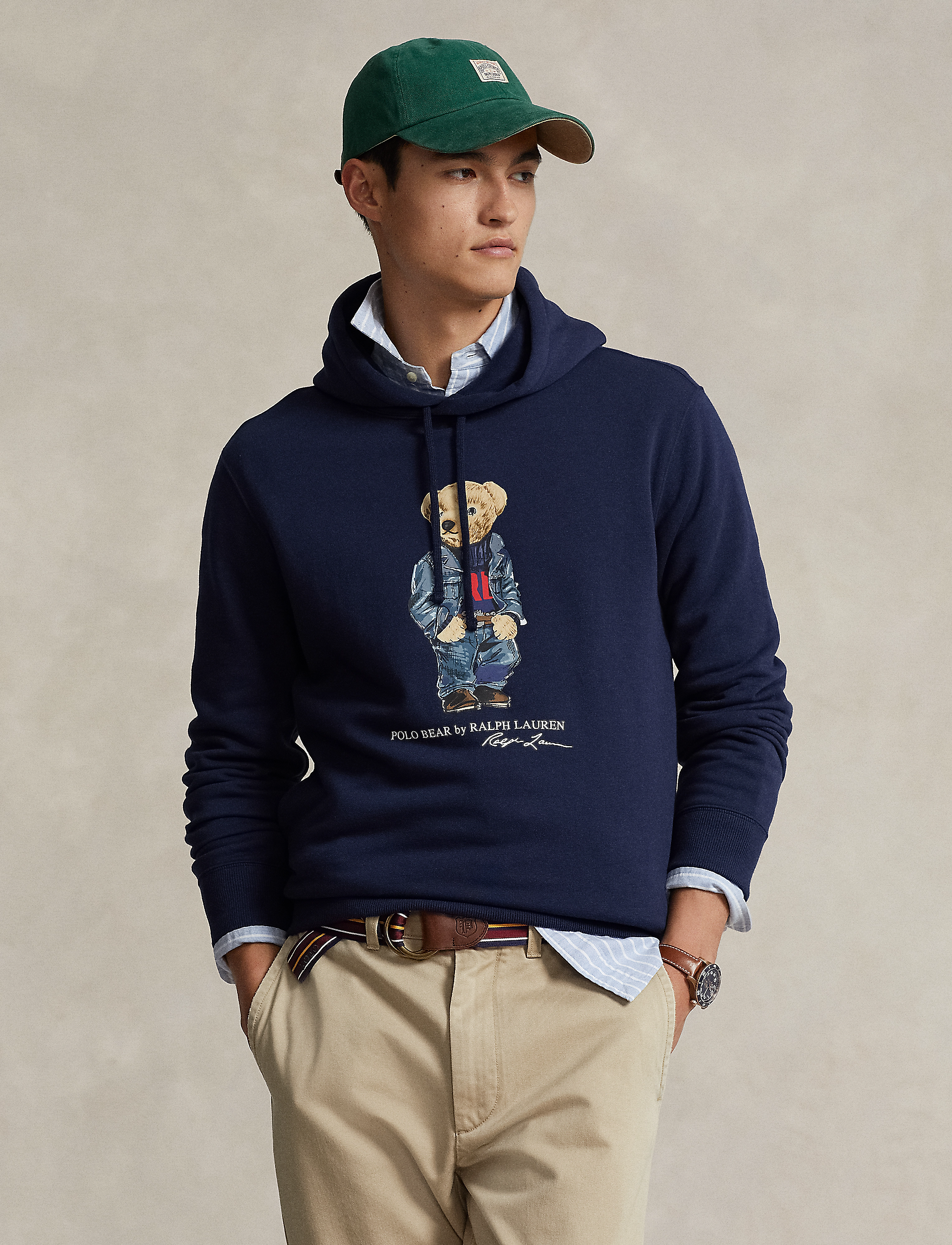 Polo Ralph Lauren - Polo Bear Fleece Hoodie - cruise navy denim - 2