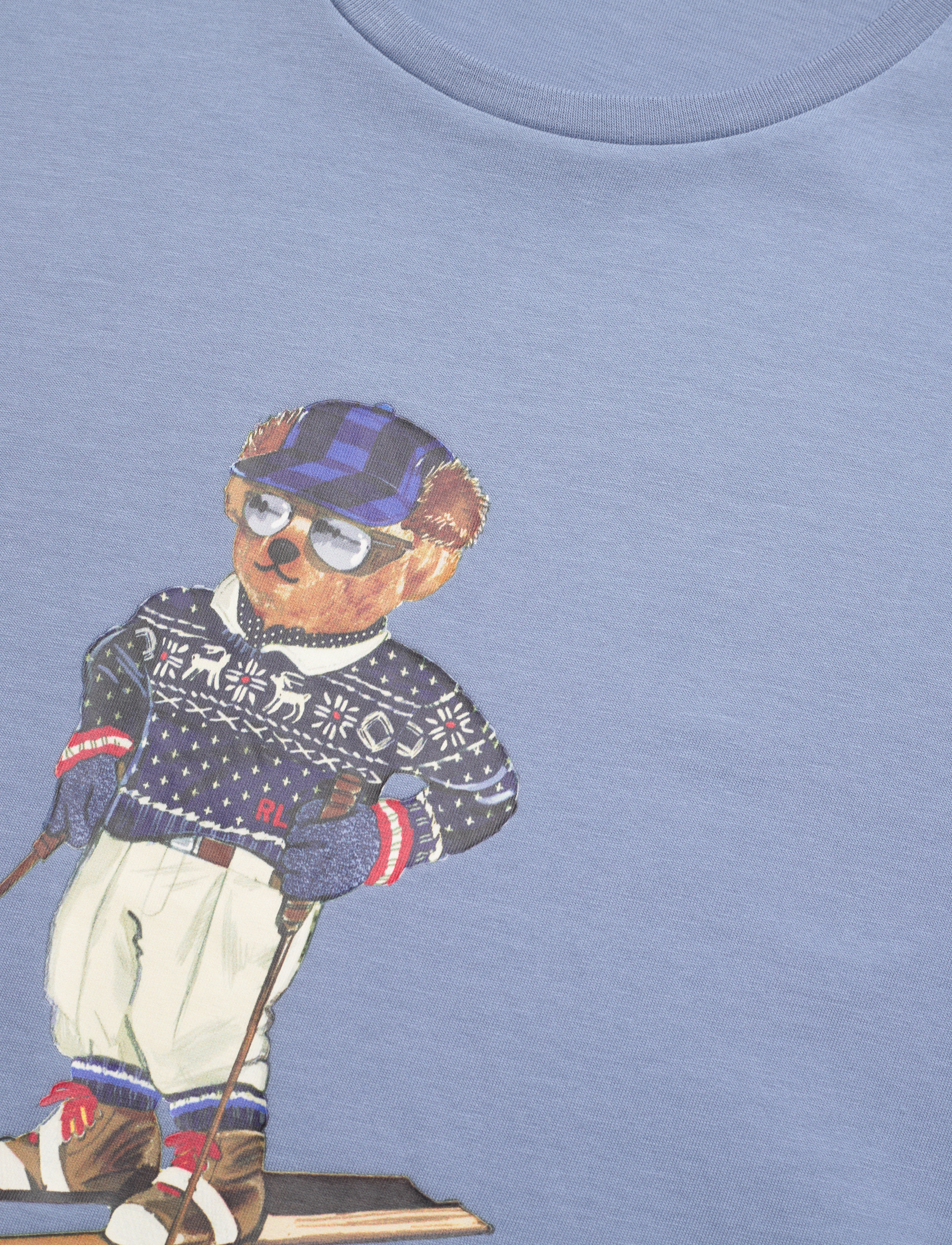 Polo Ralph Lauren - Custom Slim Fit Polo Bear Jersey T-Shirt - cr23 channel blue - 2