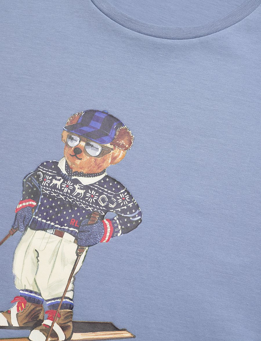 Polo Ralph Lauren - Custom Slim Fit Polo Bear Jersey T-Shirt - cr23 channel blue - 2
