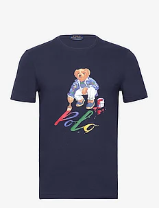 Custom Slim Fit Polo Bear Jersey T-Shirt, Polo Ralph Lauren