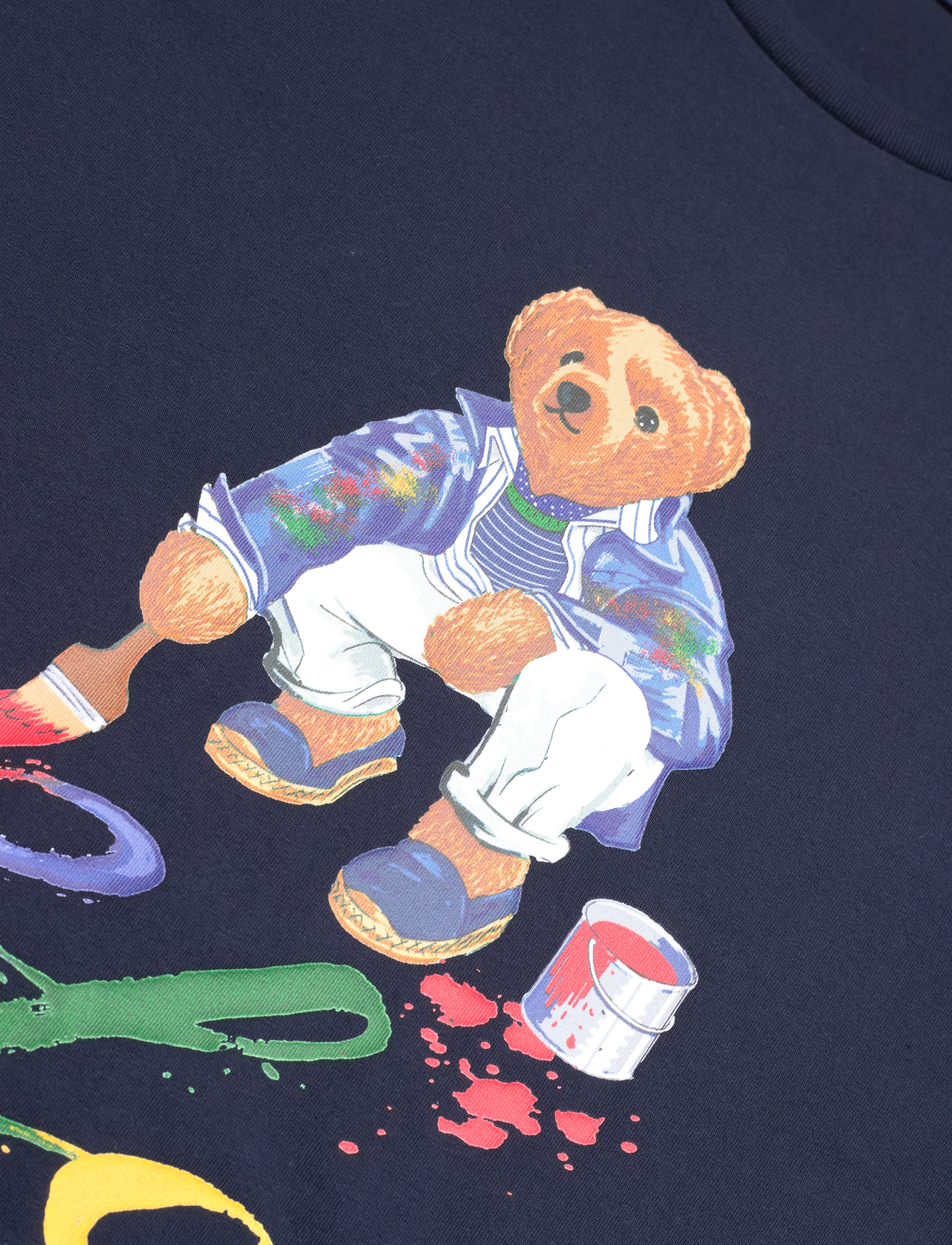 Polo Ralph Lauren - Custom Slim Fit Polo Bear Jersey T-Shirt - cr23 cruise navy - 2