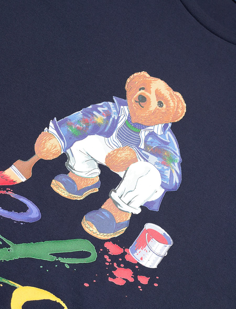 Polo Ralph Lauren - Custom Slim Fit Polo Bear Jersey T-Shirt - cr23 cruise navy - 2