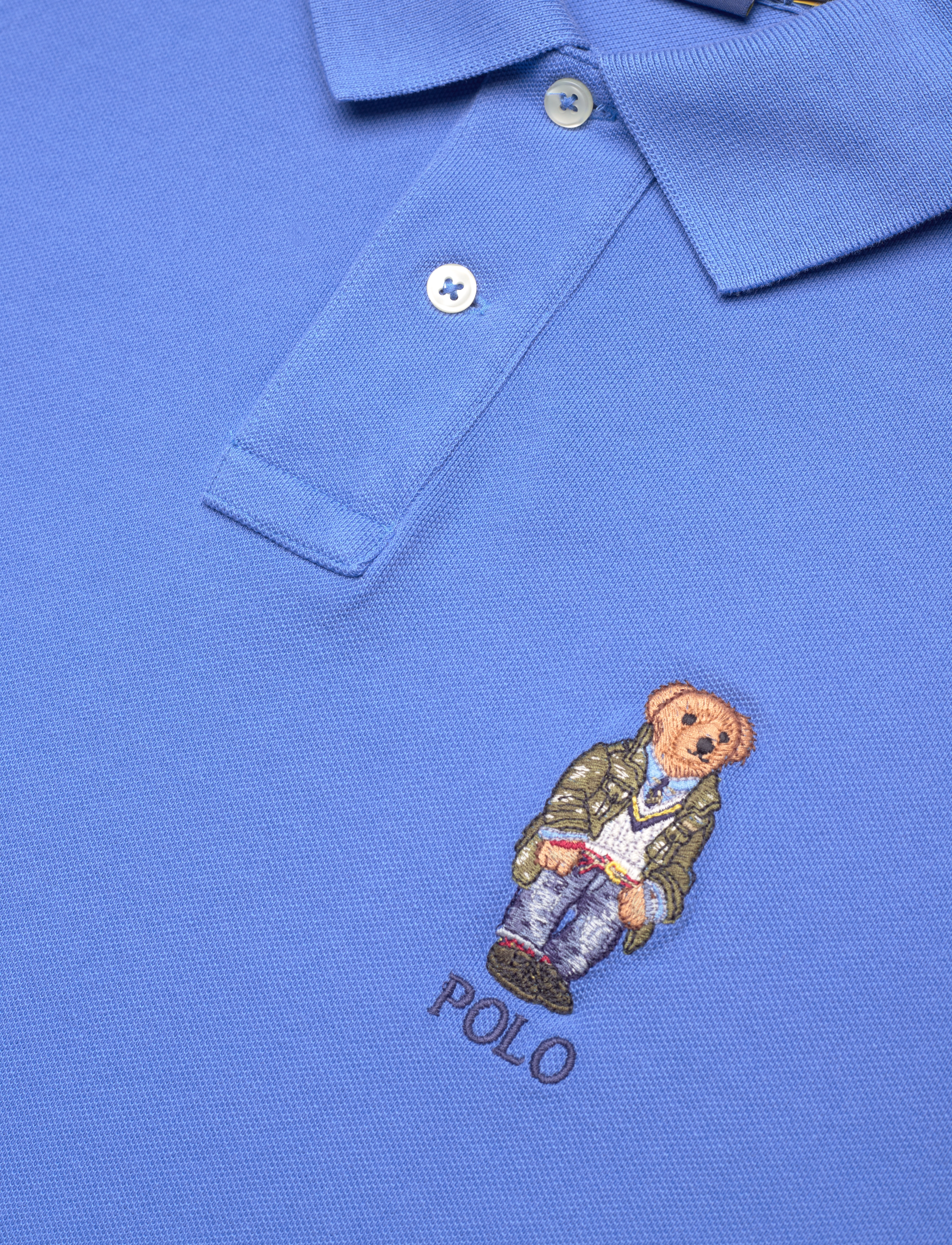 Polo Ralph Lauren - Custom Slim Fit Polo Bear Polo Shirt - sp24 new englnd b - 2