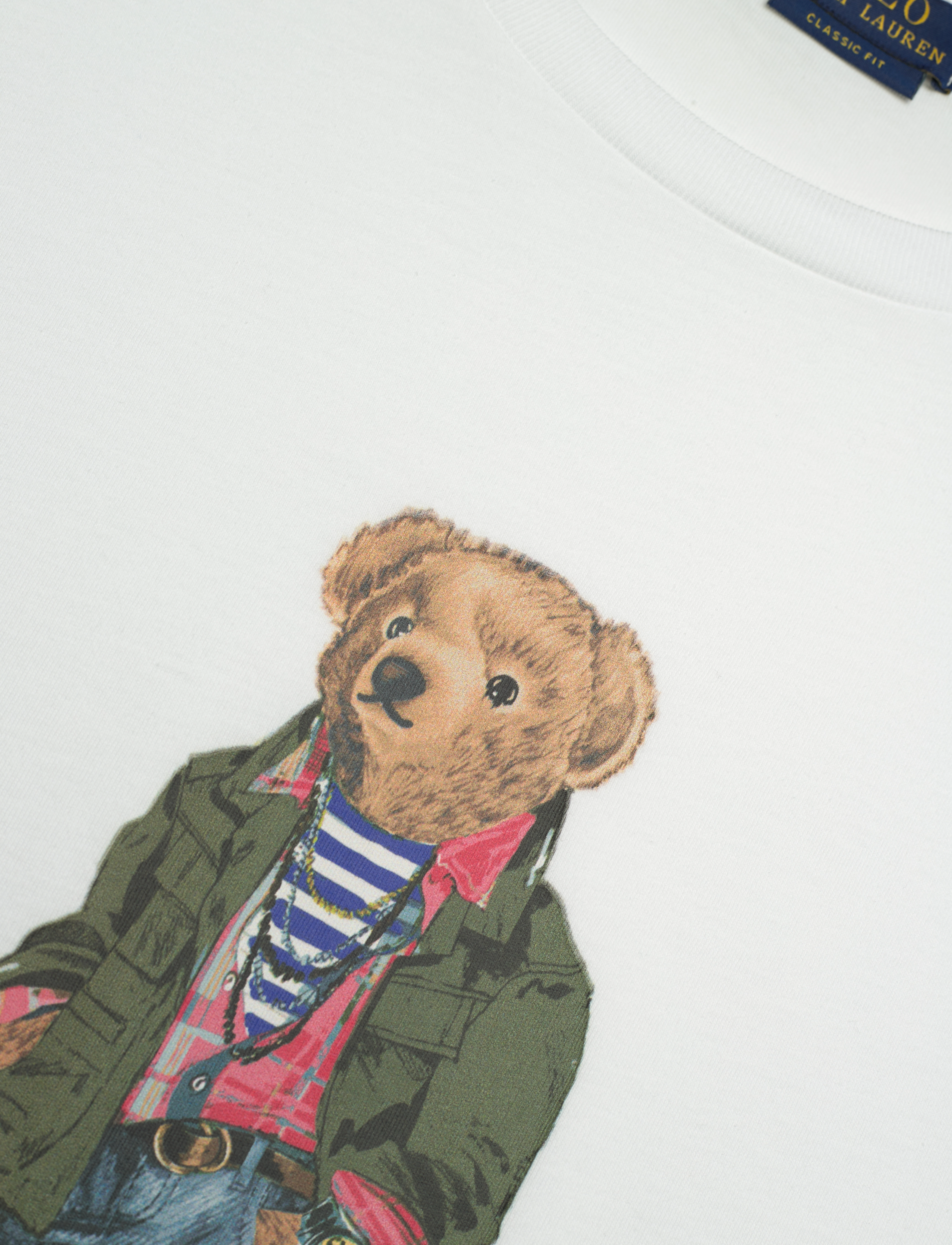 Polo Ralph Lauren - Classic Fit Polo Bear Jersey T-Shirt - cr24 white explor - 2