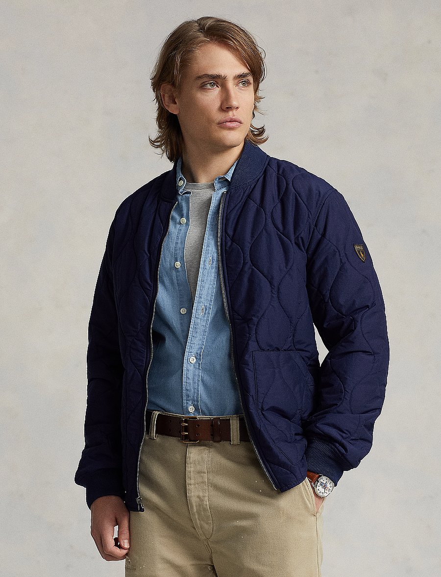 Polo Ralph Lauren - Quilted Bomber Jacket - newport navy - 0
