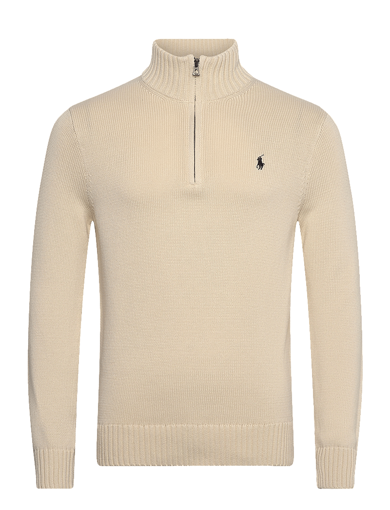 Polo Ralph Lauren - 21/2 COTTON-LSL-PLO - half zip-trøjer - andover cream - 0