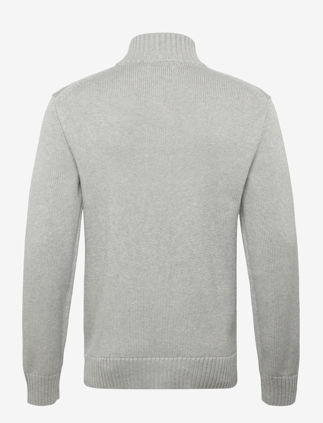Polo Ralph Lauren - Cotton Quarter-Zip Sweater - half zip-trøjer - andover heather - 1