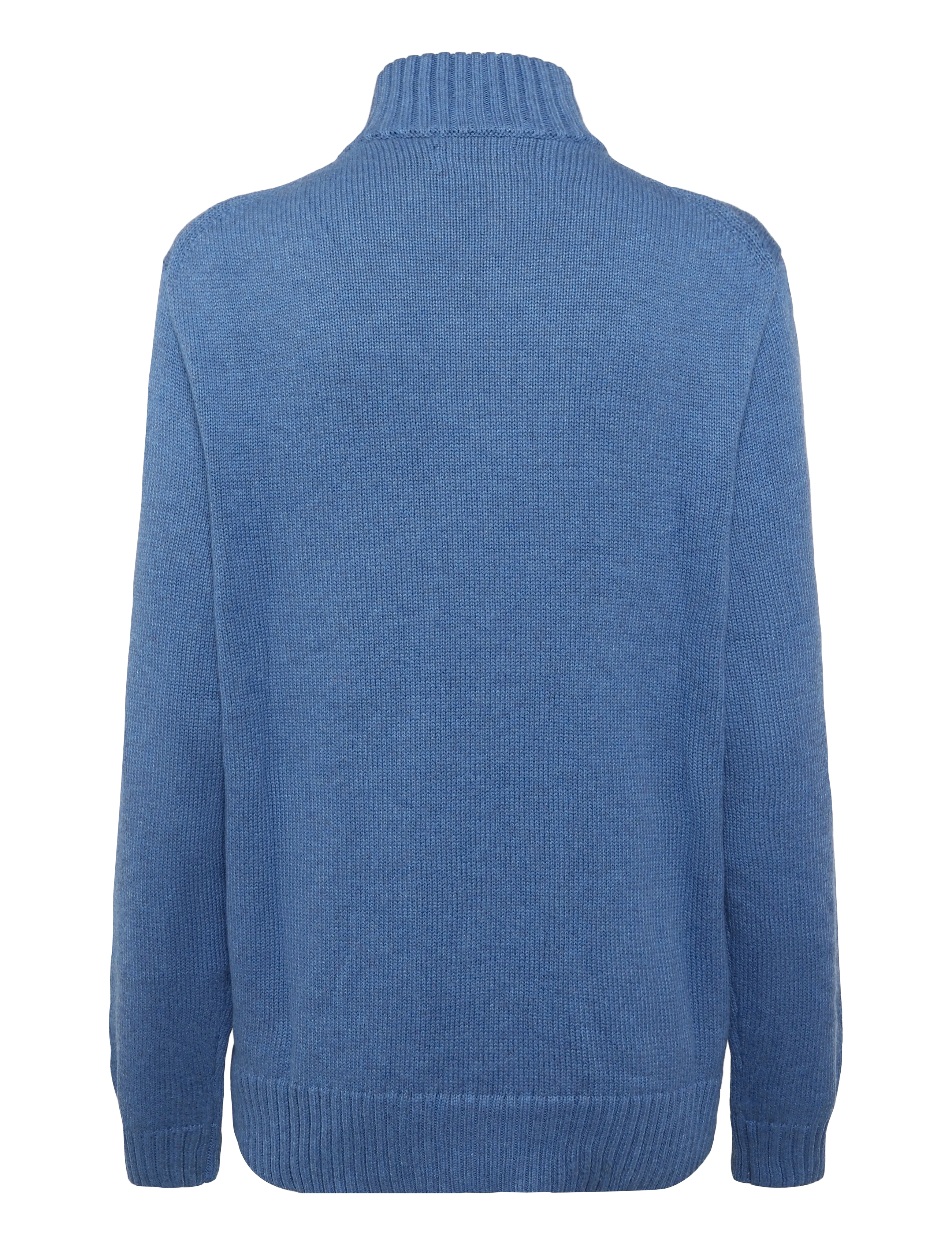 Polo Ralph Lauren - 21/2 COTTON-LSL-PLO - half zip - blue borage heath - 3