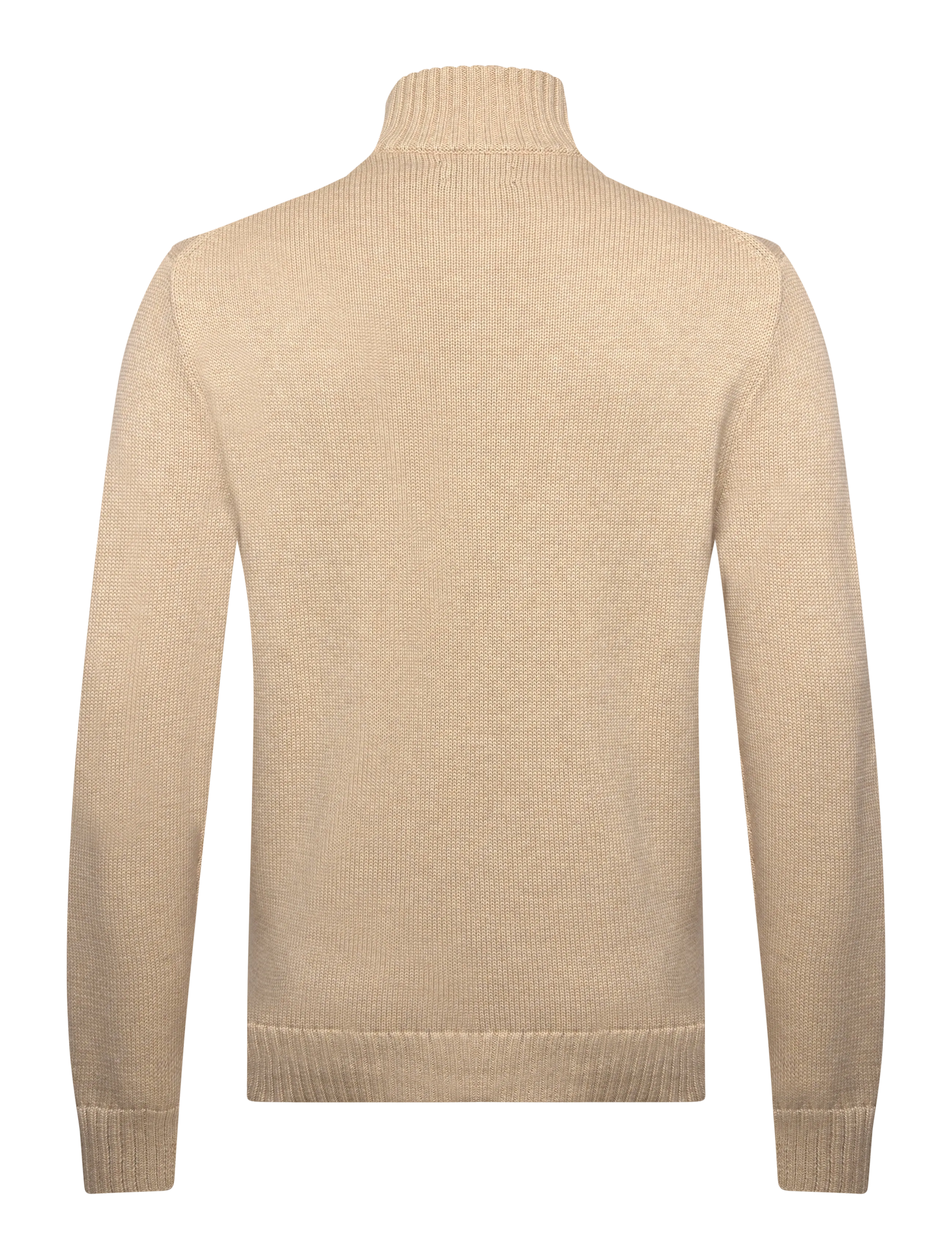 Polo Ralph Lauren - 21/2 COTTON-LSL-PLO - halfzip strik - dune melange - 1