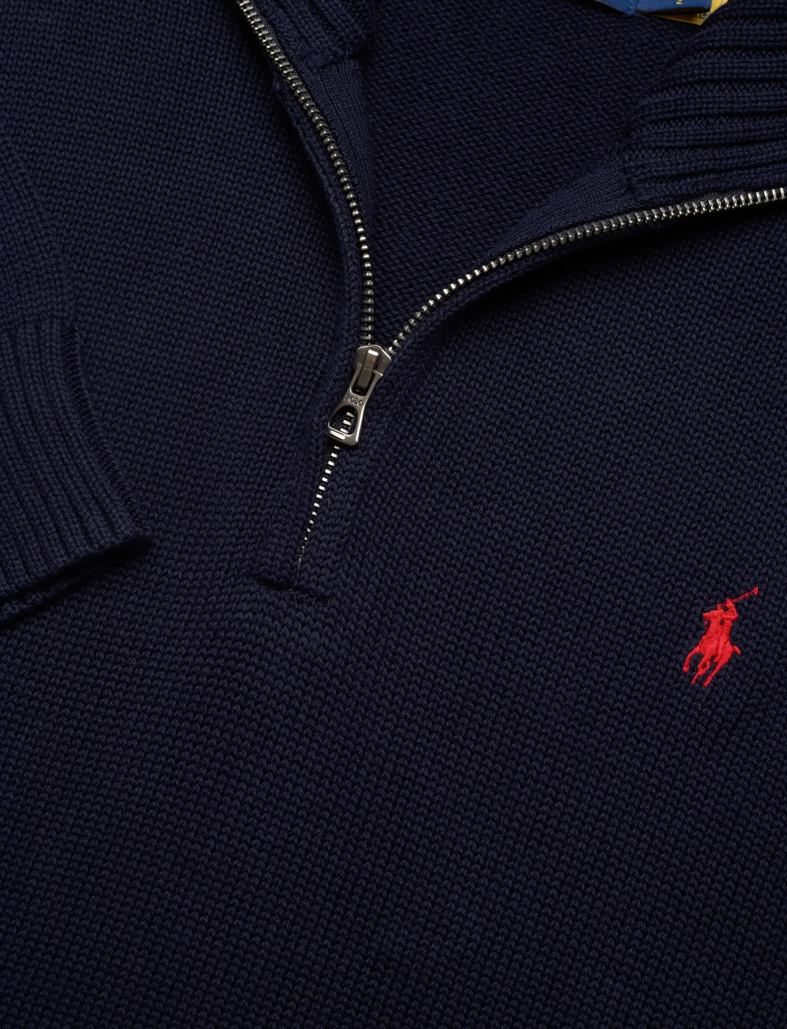 Polo Ralph Lauren Cotton Quarter-zip Mockneck Sweater