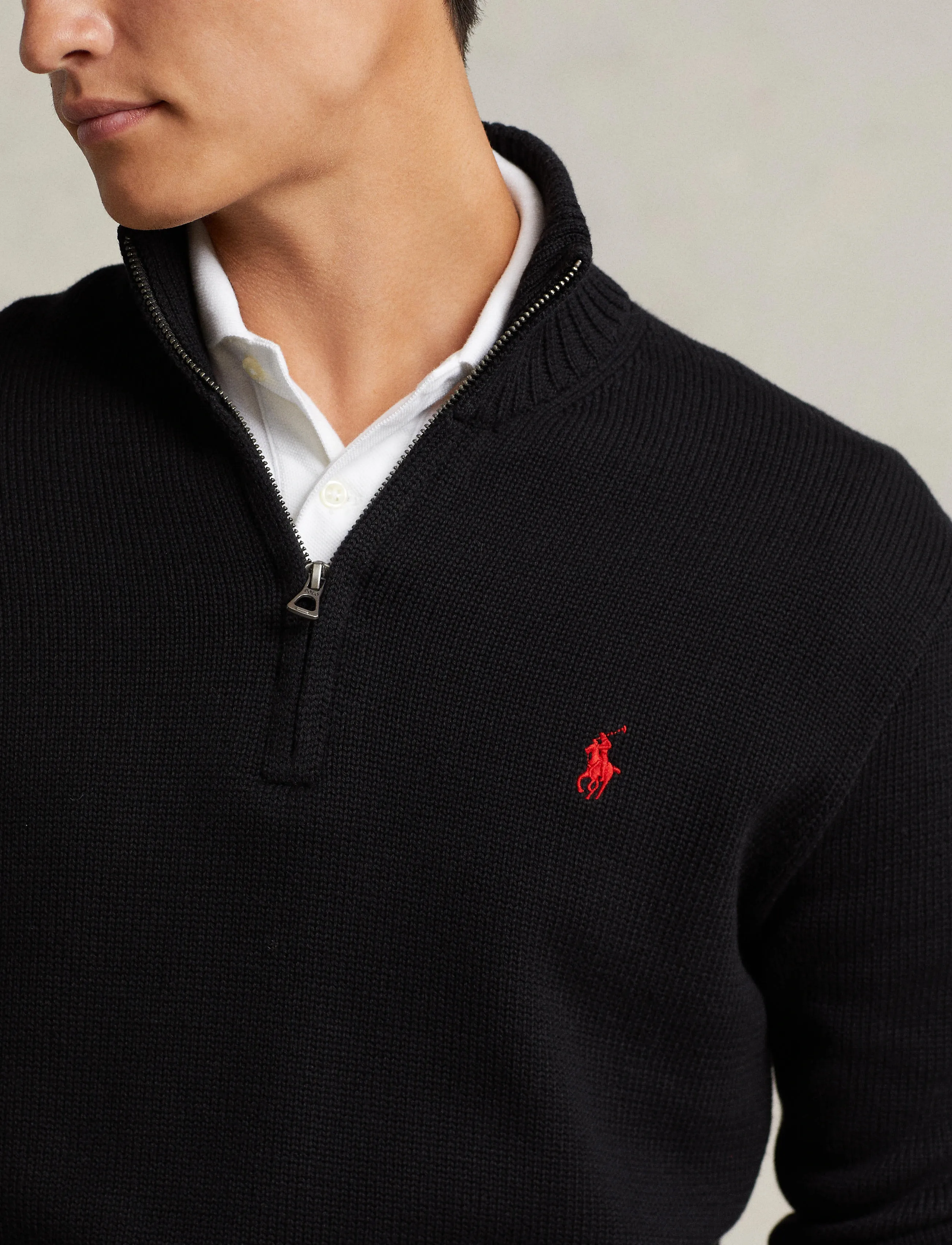 Polo Ralph Lauren 21/2 Cotton-Lsl-Plo stickade tröjor herr – bild 7