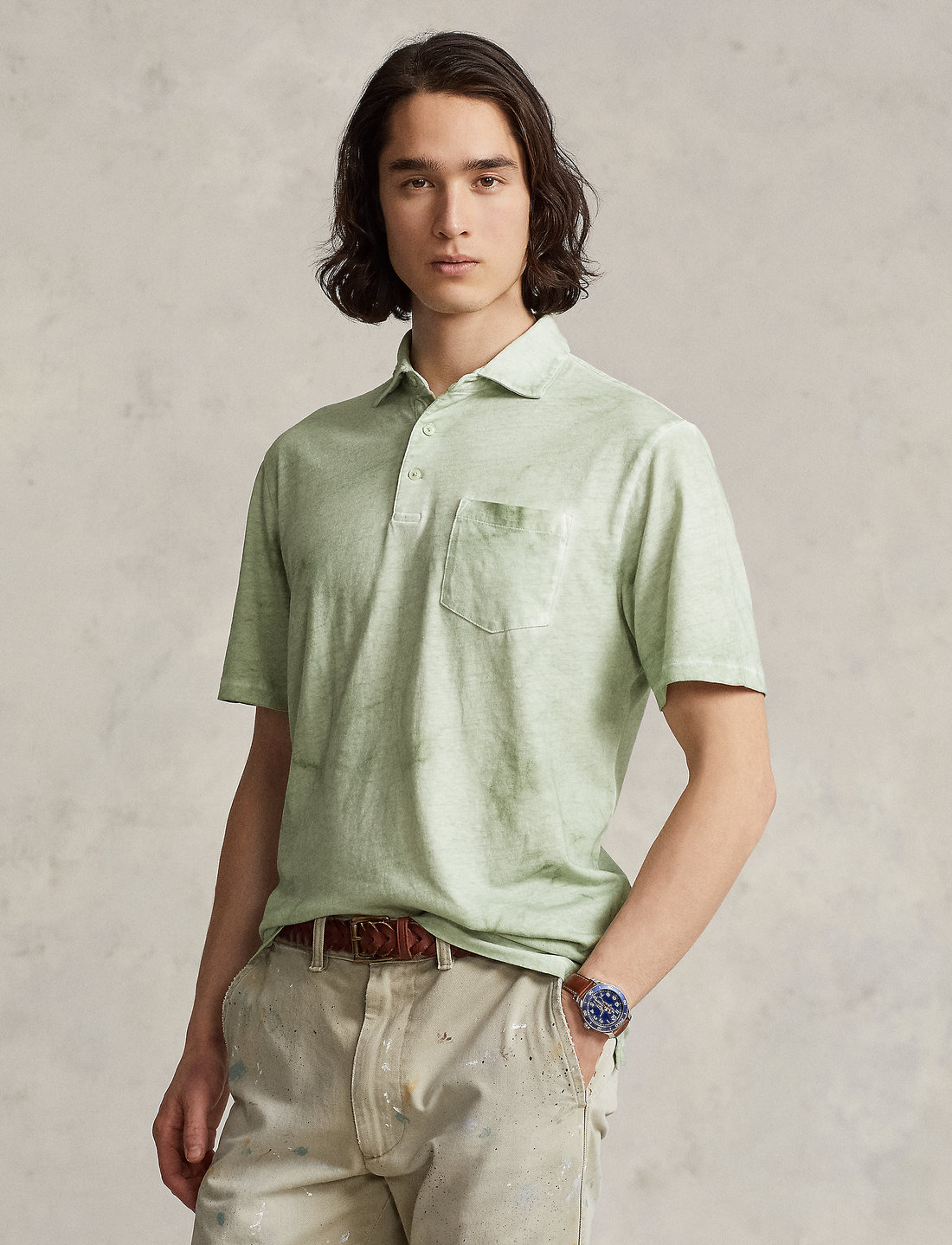 Linen polo hotsell