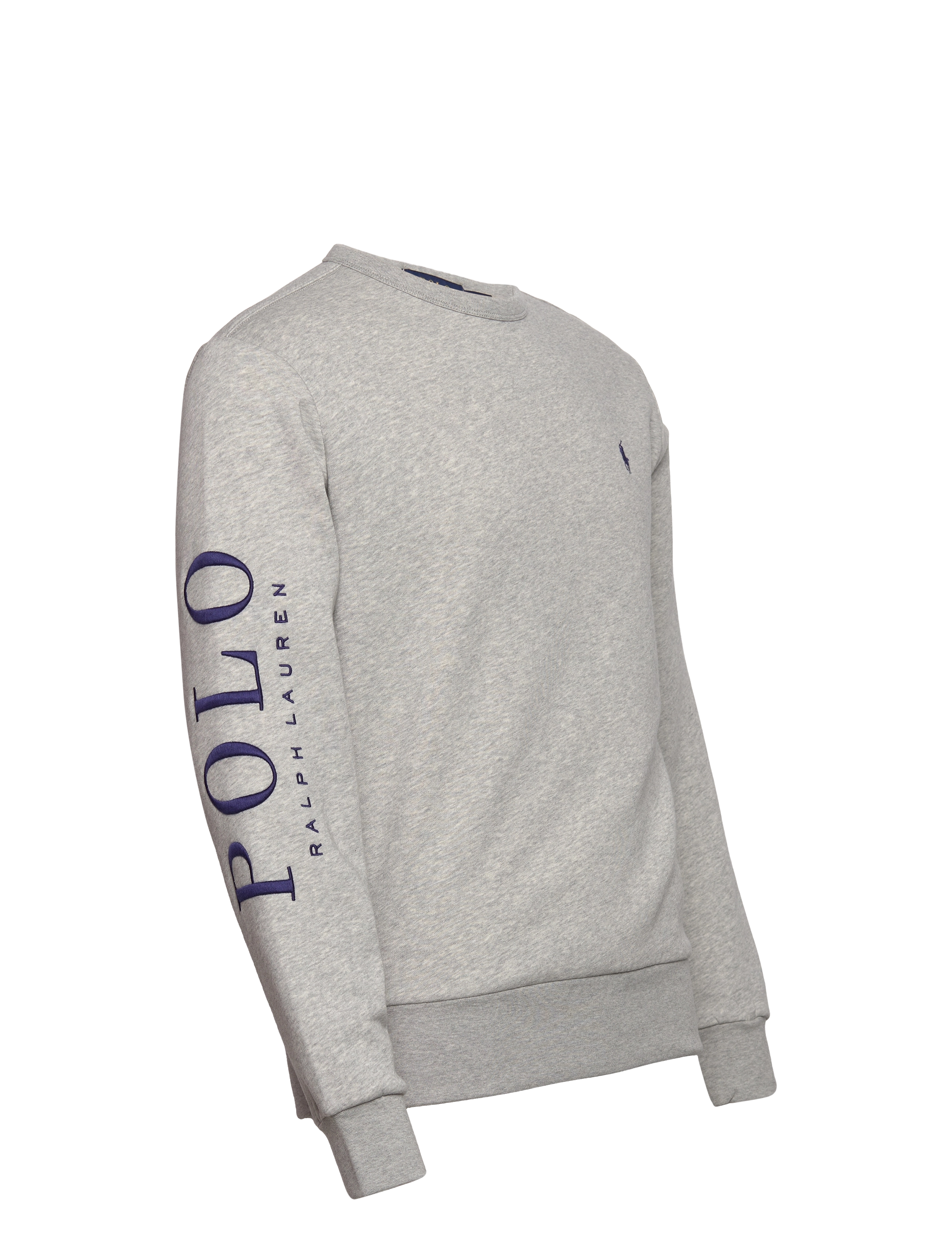Polo Ralph Lauren - Logo-Embroidered Fleece Sweatshirt - andover heather/d - 2