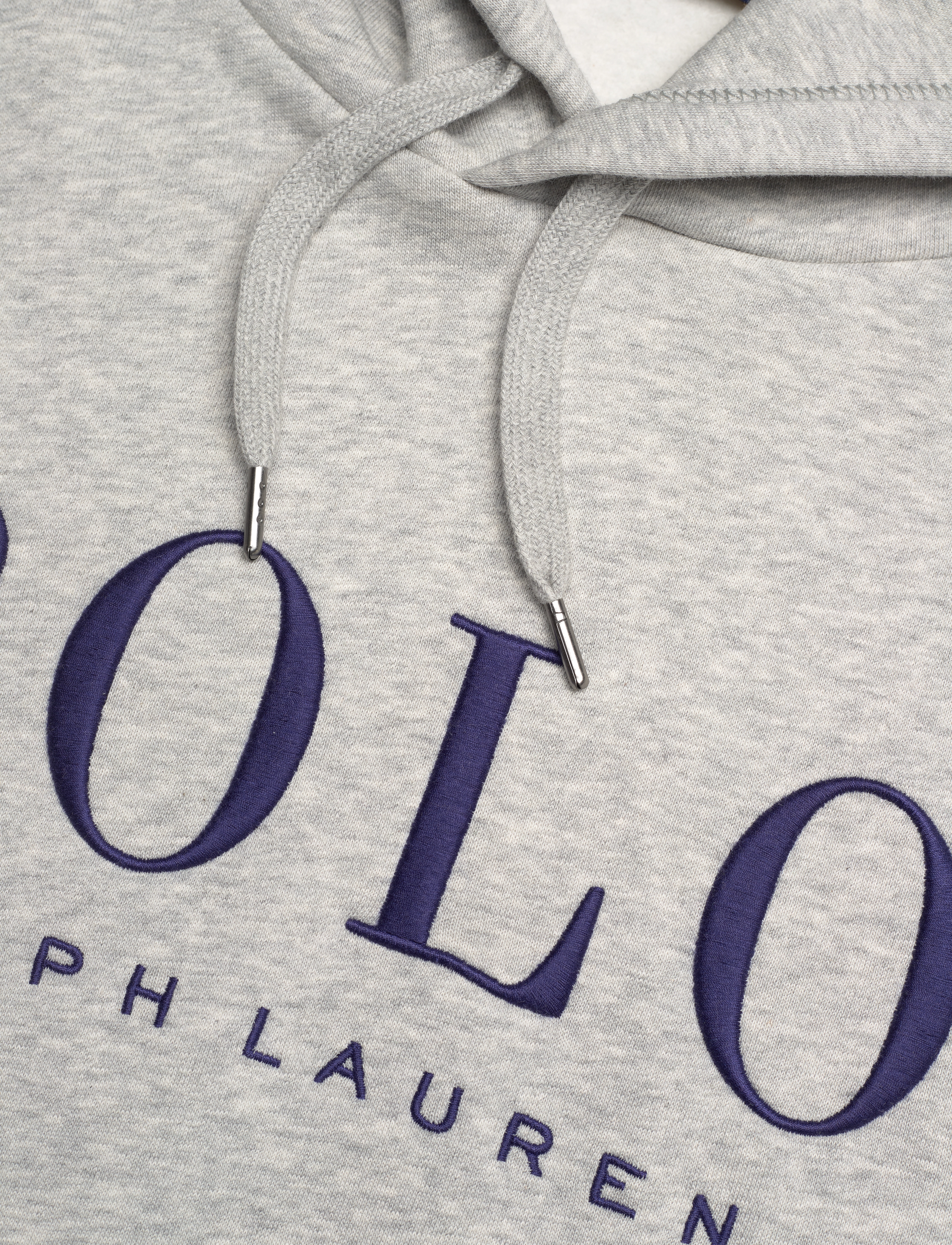 Polo Ralph Lauren - Logo-Embroidered Fleece Hoodie - andover heather/d - 3