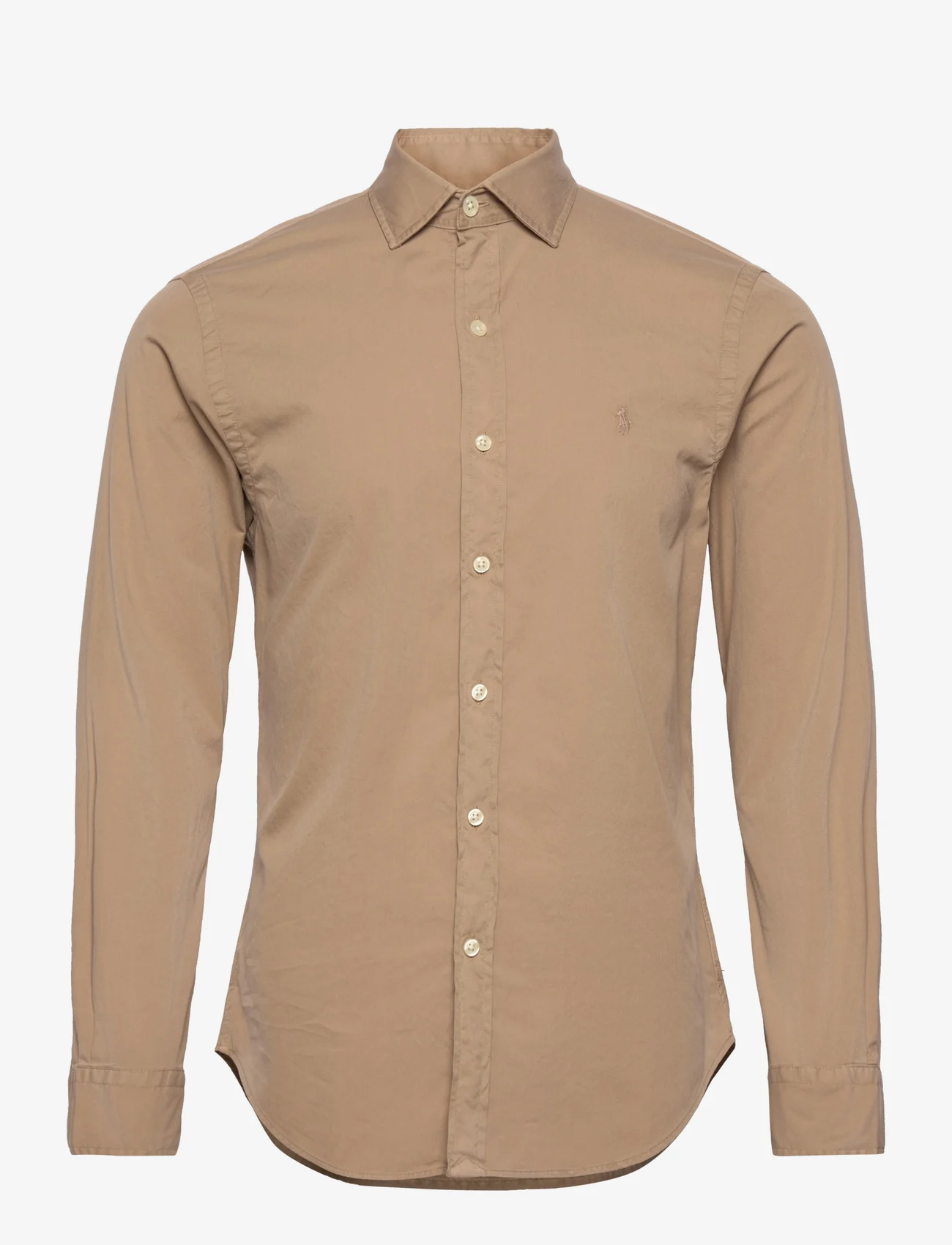 Polo Ralph Lauren - Slim Fit Garment-Dyed Twill Shirt - casual hemden - surrey tan - 1