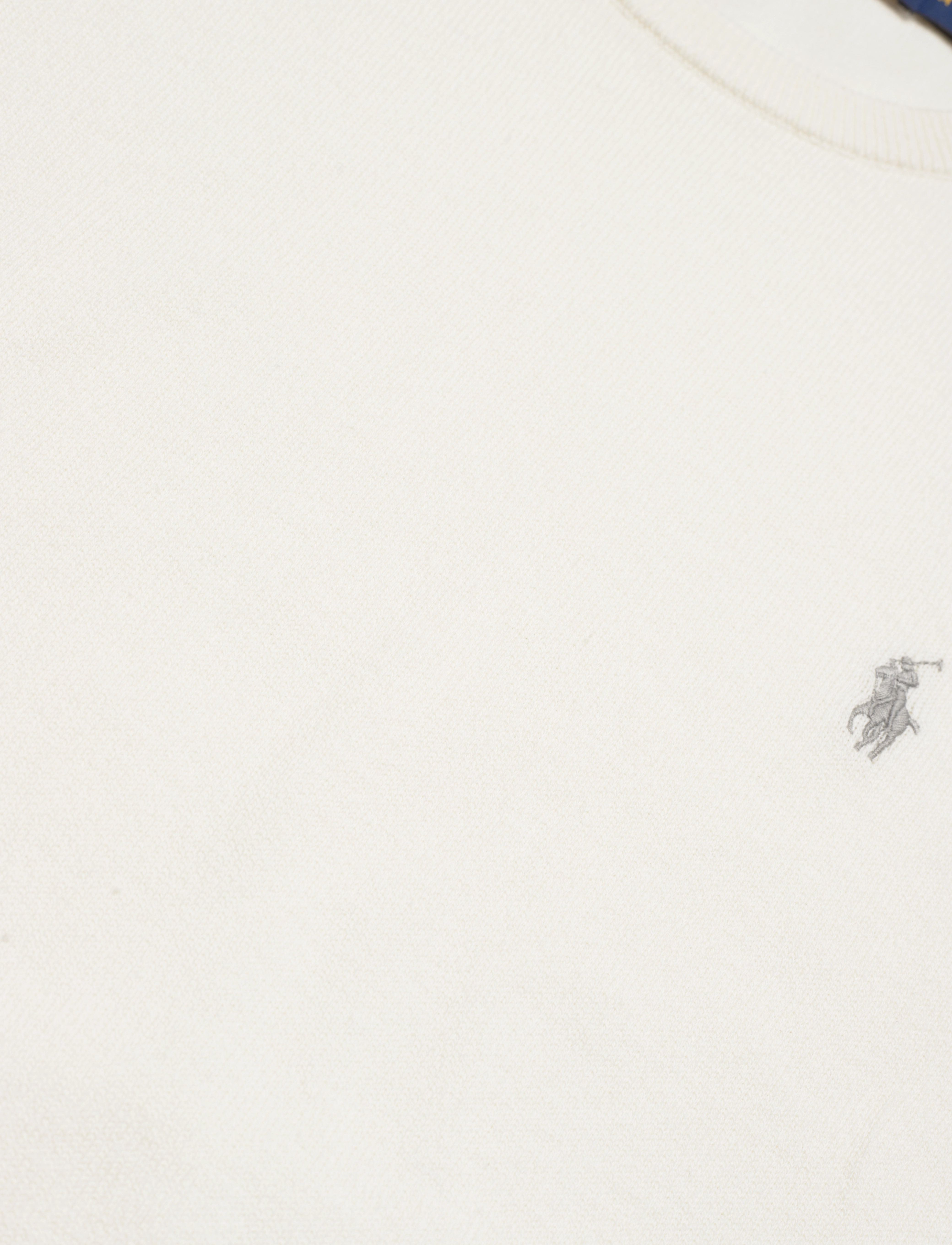 Polo Ralph Lauren - Cotton-Cashmere Crewneck Sweater - deckwash white - 3