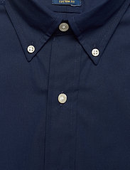 Polo Ralph Lauren - Custom Fit Stretch Poplin Shirt - short-sleeved shirts - newport navy - 3