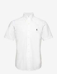 Custom Fit Stretch Poplin Shirt - WHITE