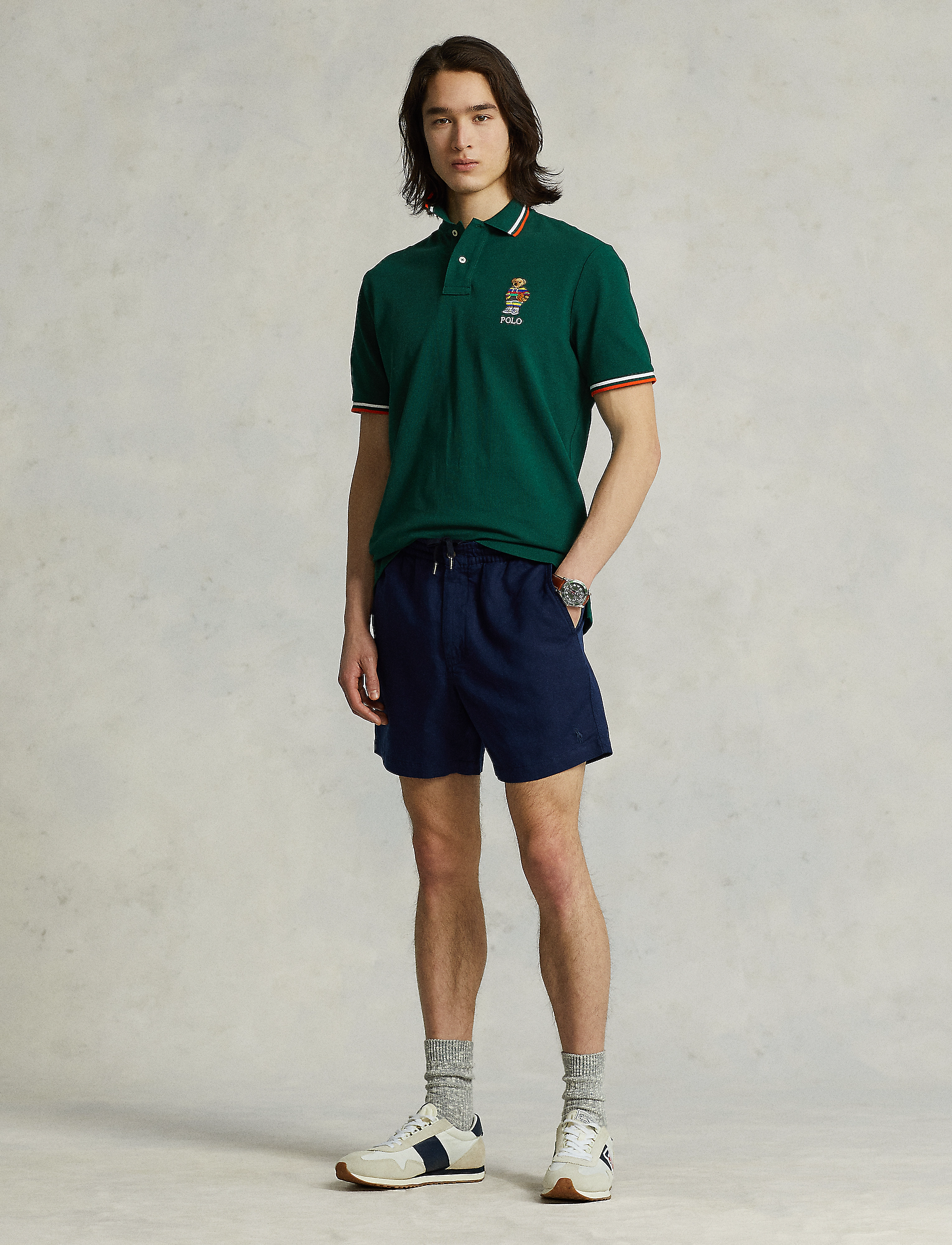 Polo Ralph Lauren - 6-Inch Polo Prepster Linen-Blend Short - newport navy - 2