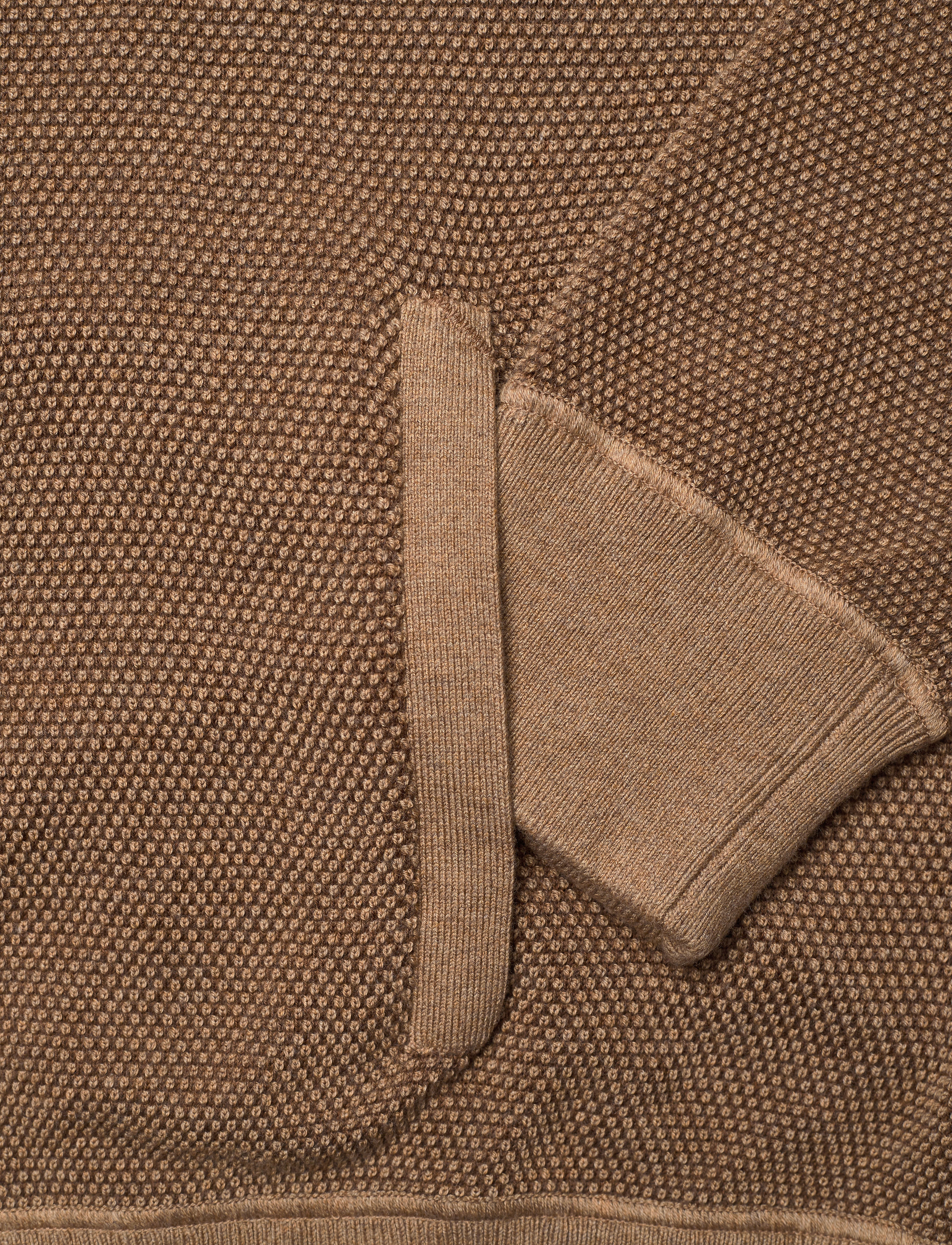Polo Ralph Lauren - 32/3 PIMA COTTON-LSL-FUZ - camel/brown combo - 4