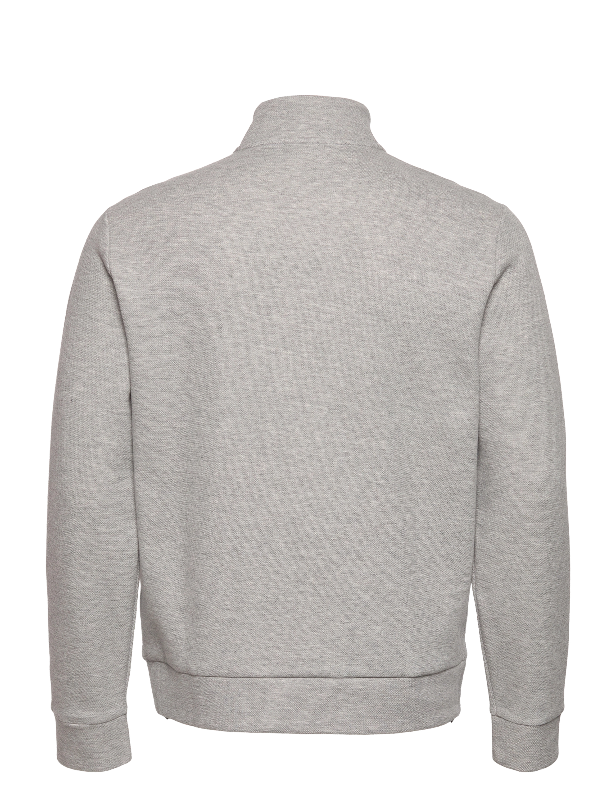 Polo Ralph Lauren - Double-Knit Quarter-Zip Sweatshirt - andover heather - 1