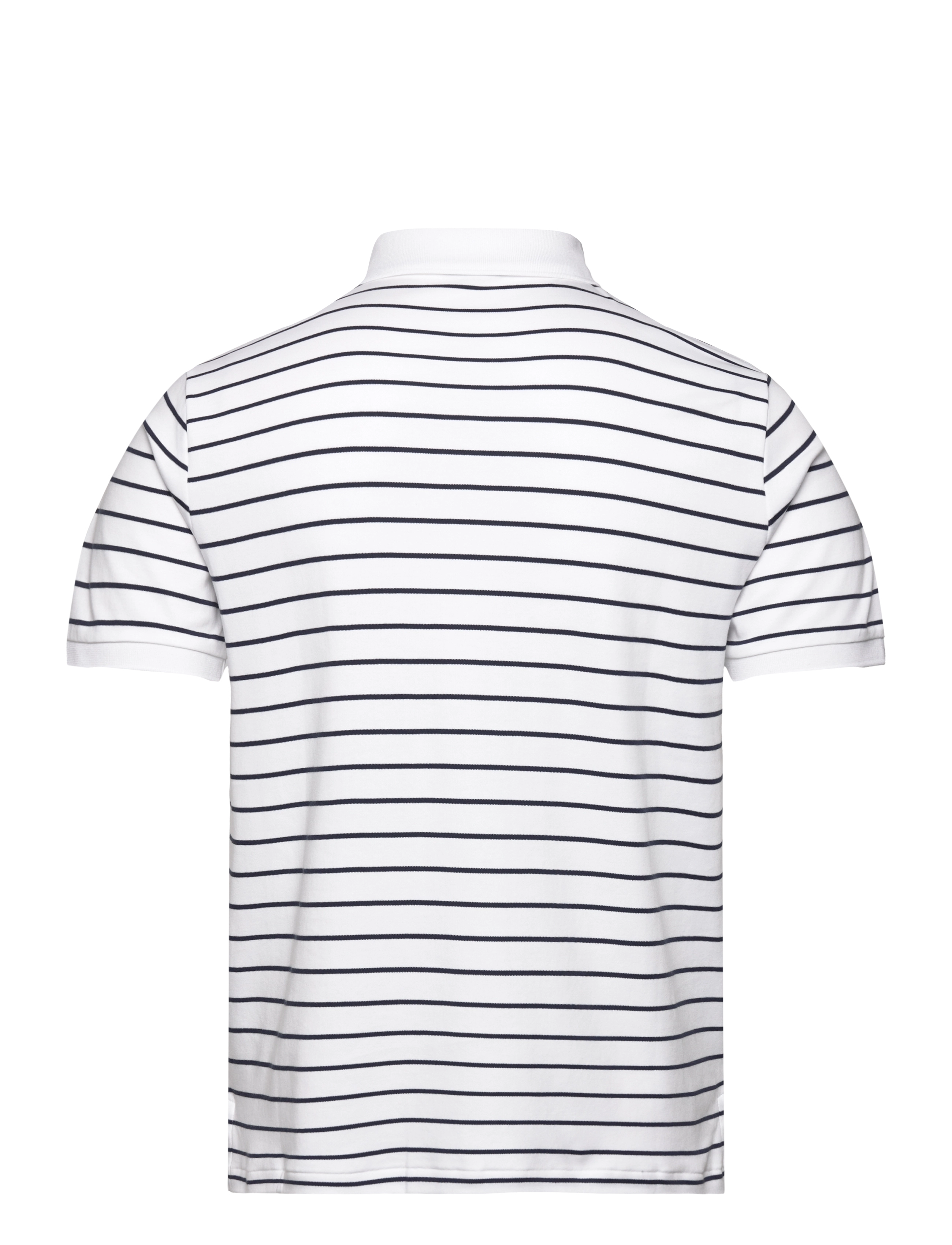 Polo Ralph Lauren - Custom Slim Fit Soft Cotton Polo Shirt - white/refined nav - 1
