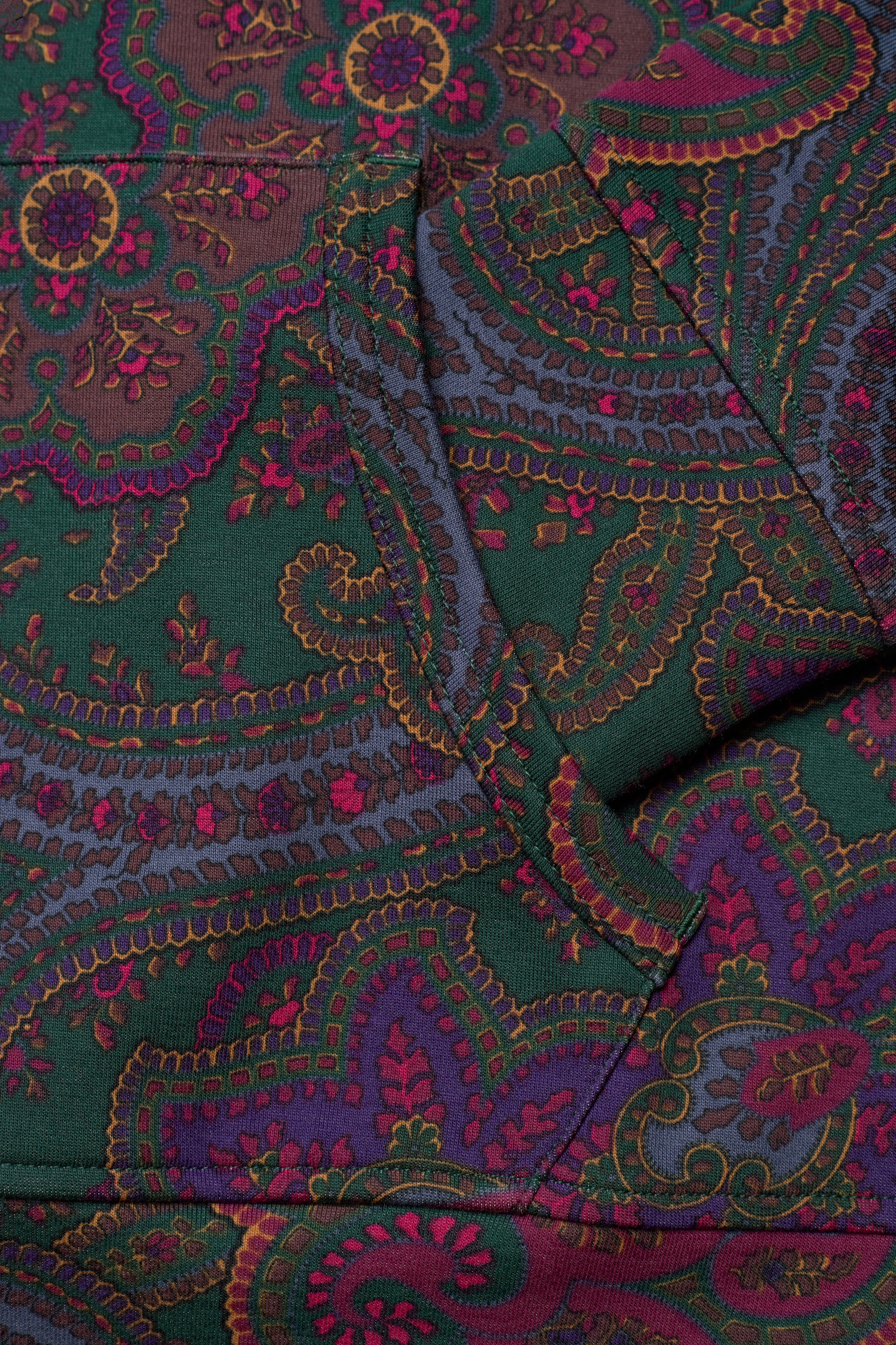 Polo Ralph Lauren - Paisley-Print Double-Knit Hoodie - paisley print - 4