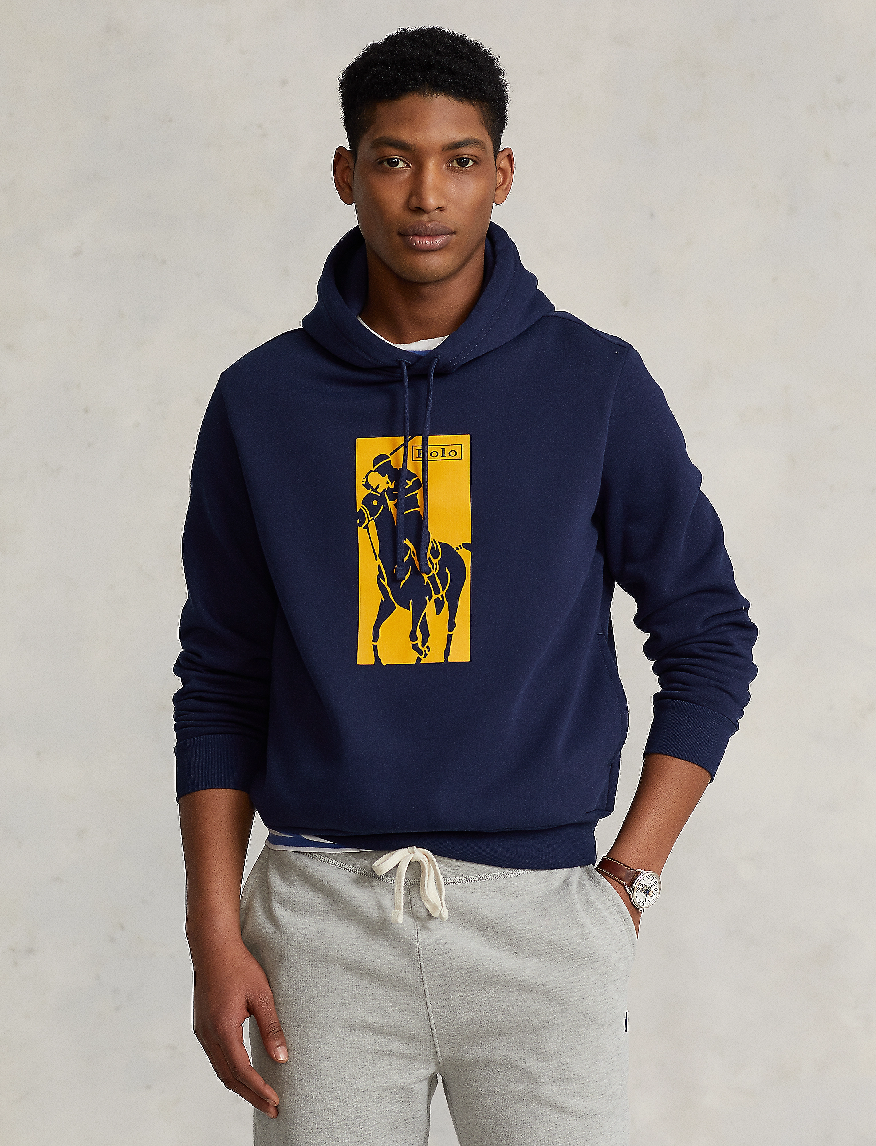 Polo Ralph Lauren - Big Pony Logo Fleece Hoodie - cruise navy - 2