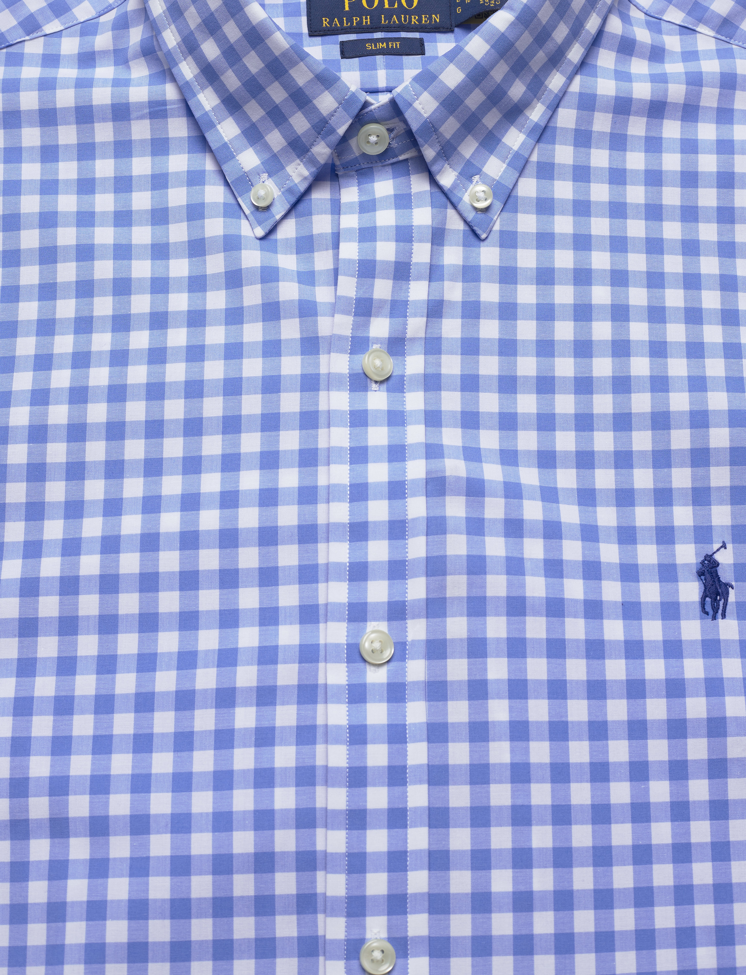 Polo Ralph Lauren - 60/1 CTN STR POPLIN-LSL-SPS - 5232a blue/white - 2