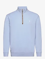 Polo Ralph Lauren - Classic Water-Repellent Terry Sweatshirt - megzti laisvalaikio drabužiai - office blue - 0