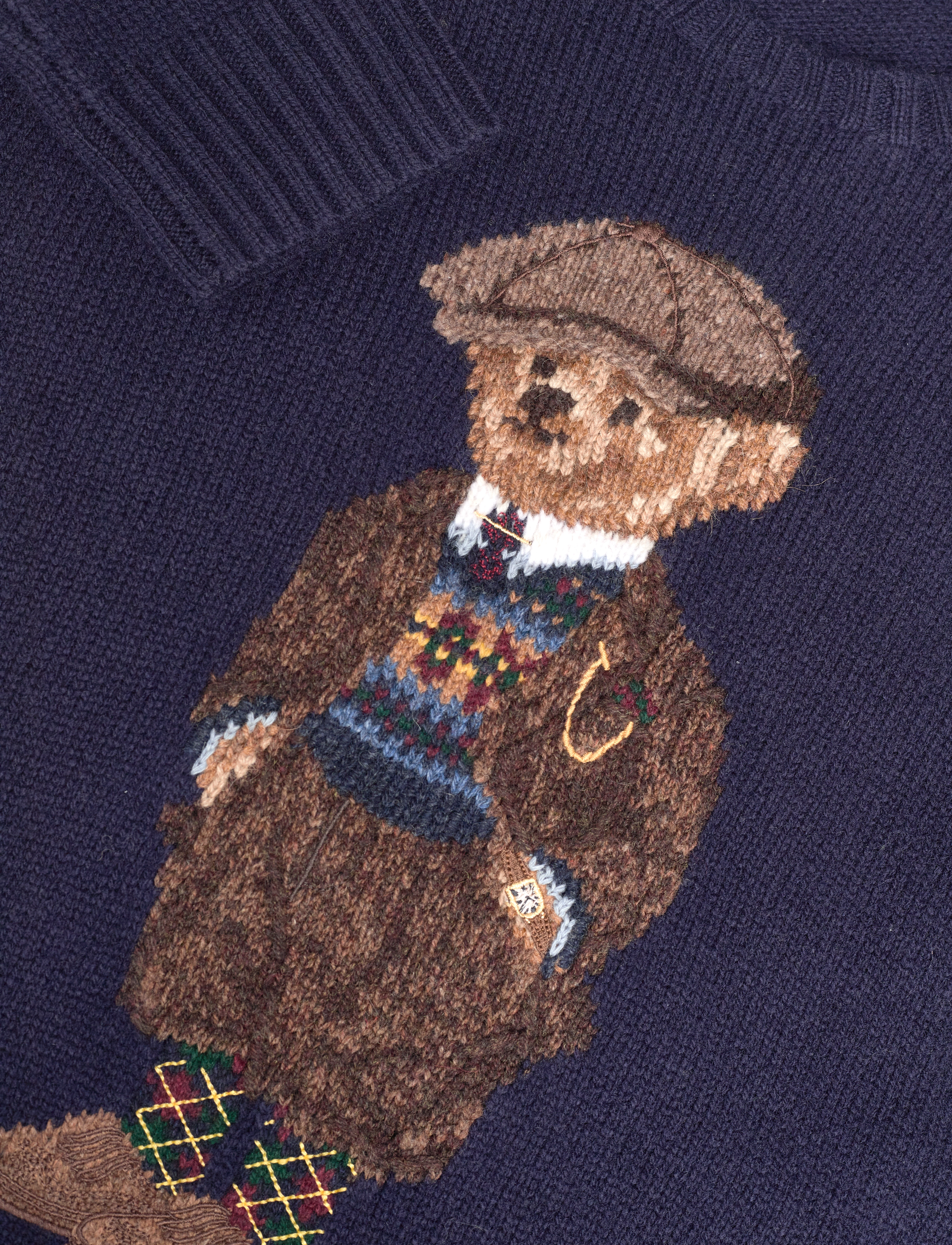 Polo Ralph Lauren - Polo Bear Wool Sweater - bear navy - 3