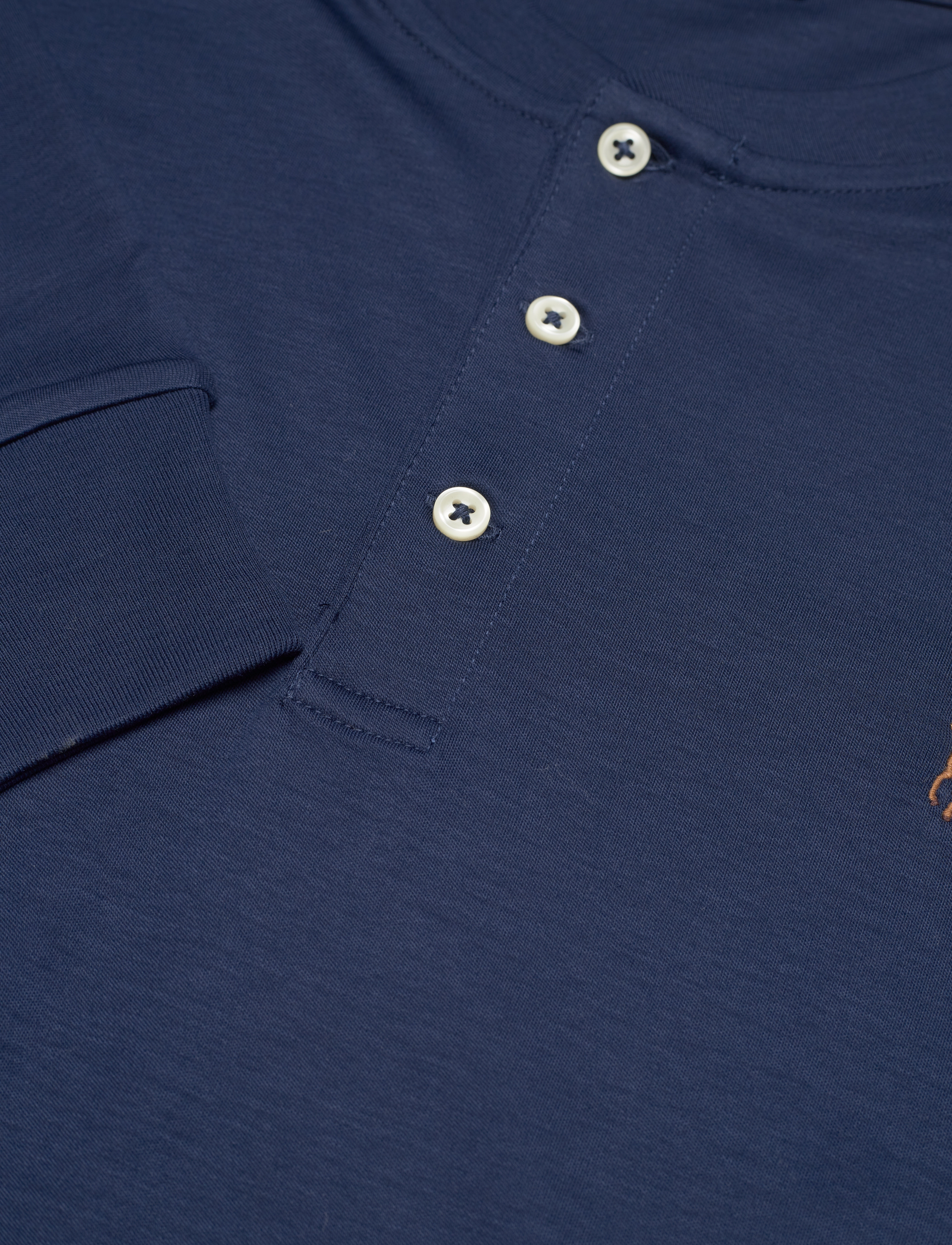 Polo Ralph Lauren - 50/1 INTERLOCK-LSL-PLO - french navy - 2