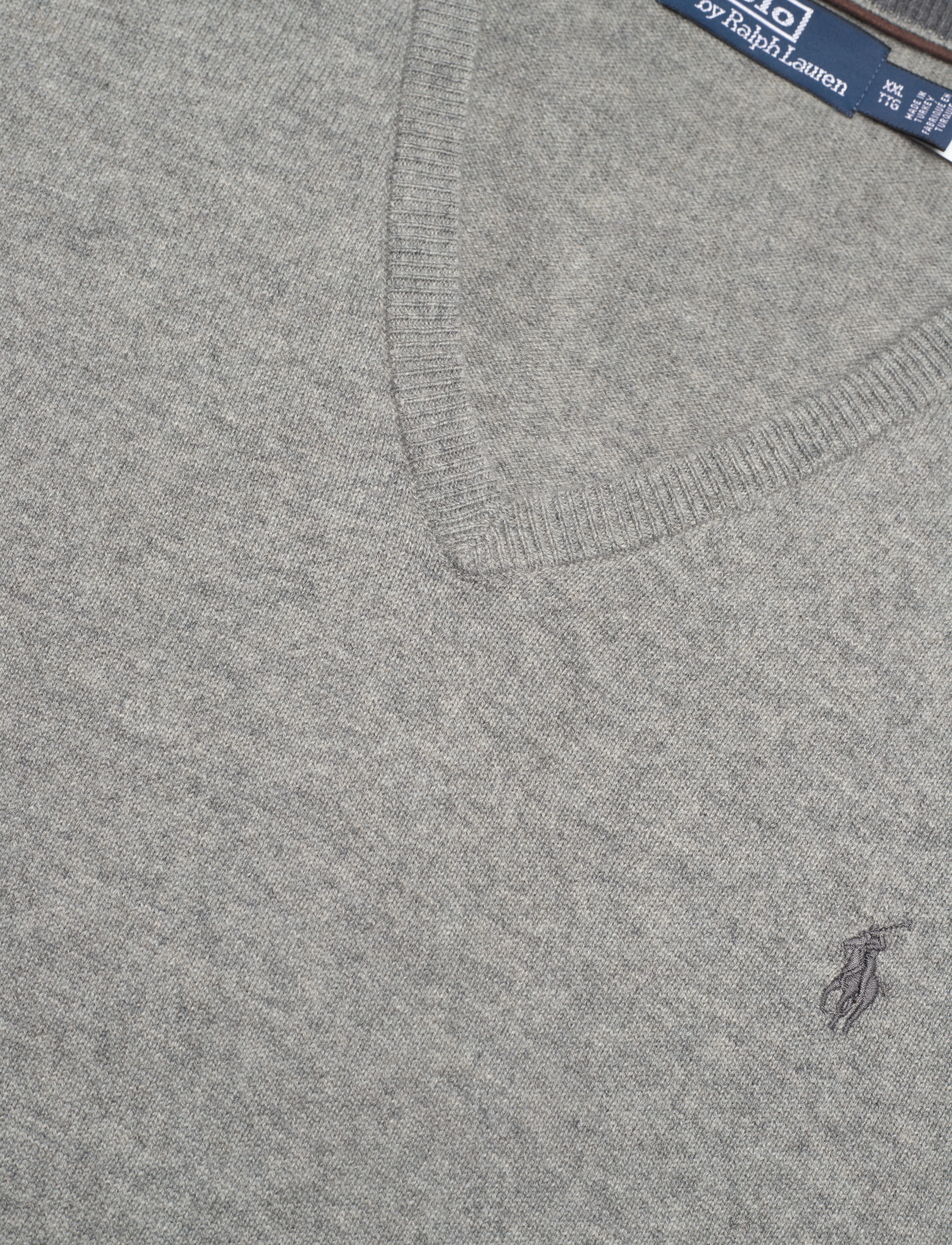 Polo Ralph Lauren - 2/27 MERINO RWS-LS VN PP - fawn grey heather - 2