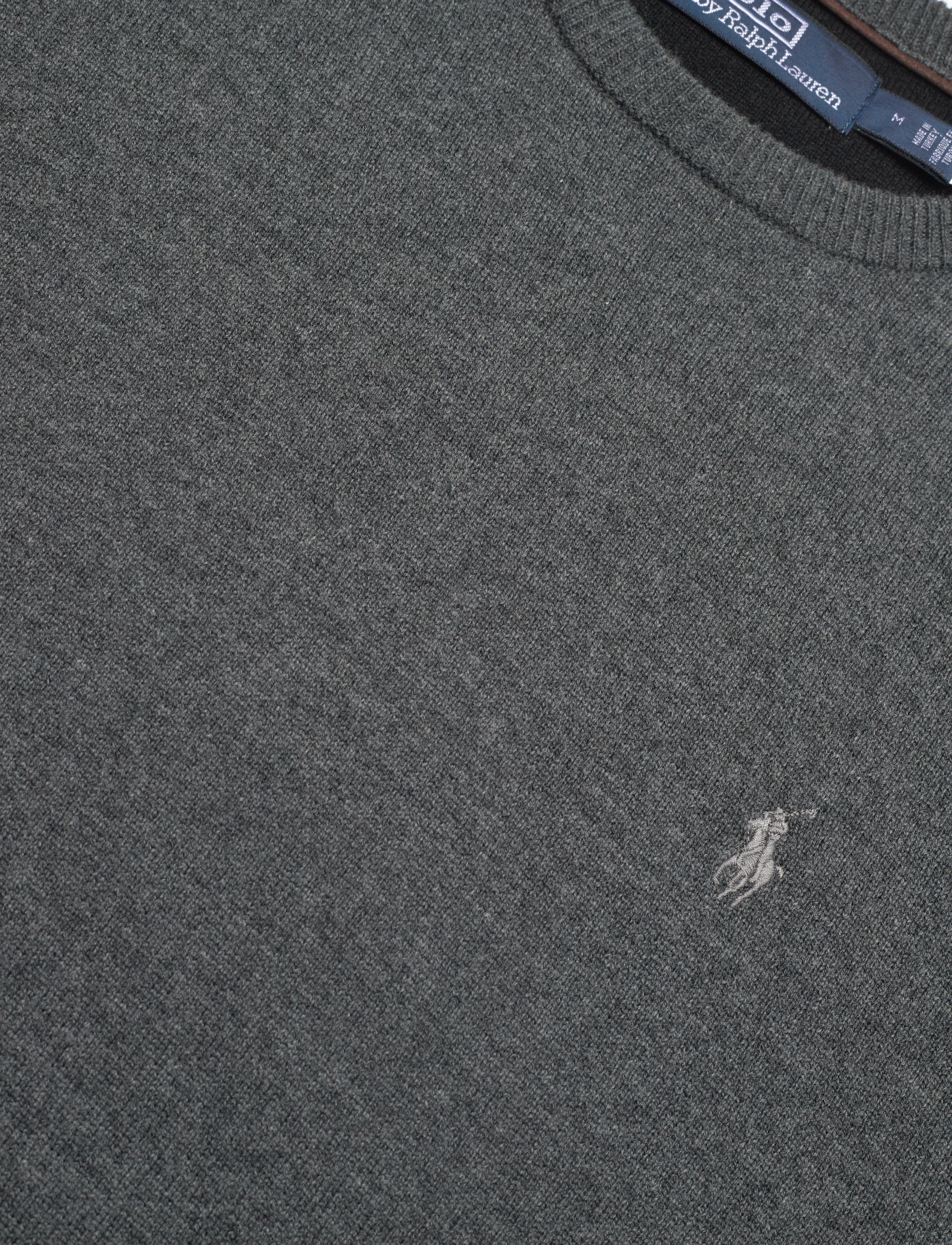 Polo Ralph Lauren - 2/27 MERINO RWS-LS CN PP - dark charcoal hea - 2