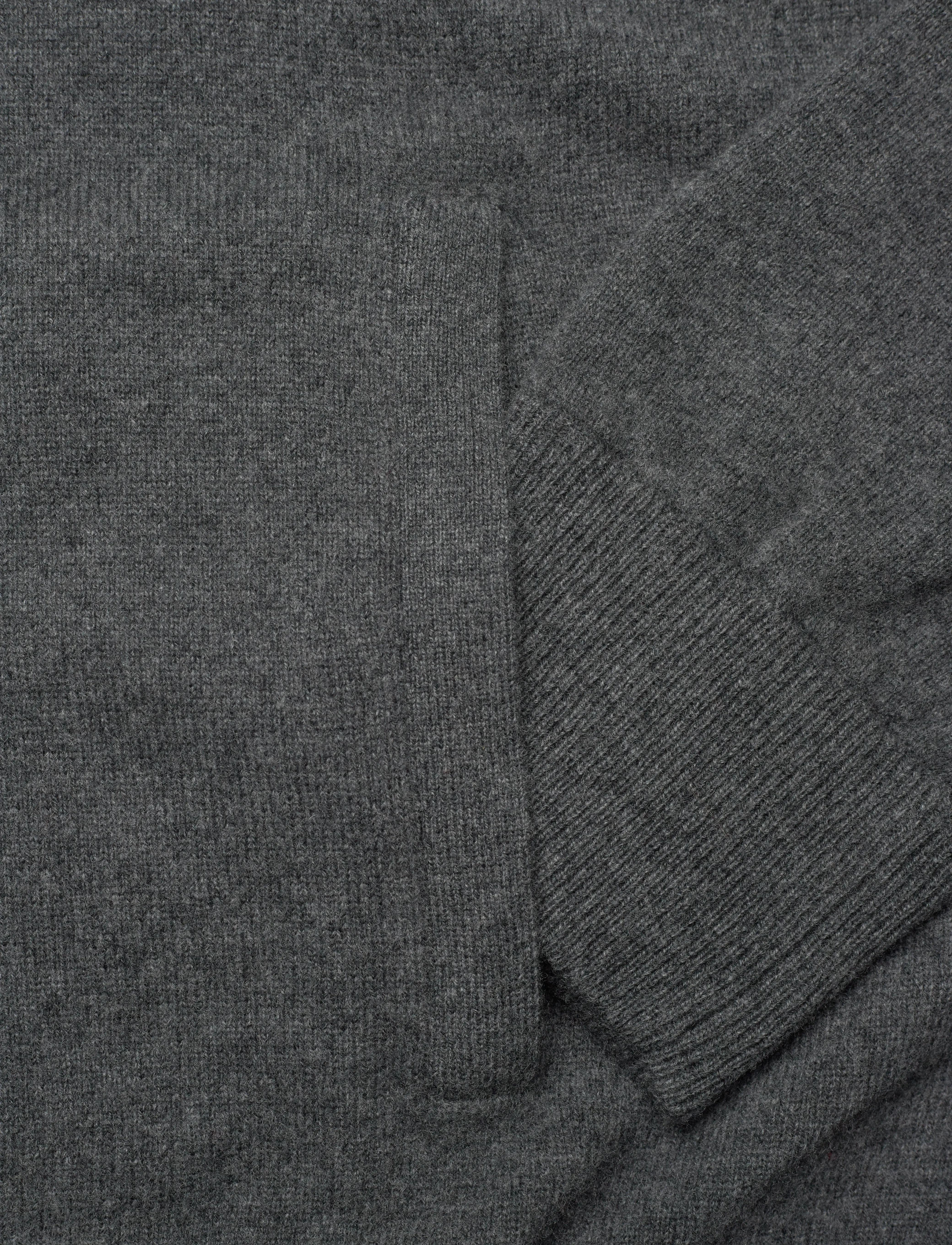Polo Ralph Lauren - 2/27 MERINO RWS-LS FZ PP - dark charcoal hea - 3