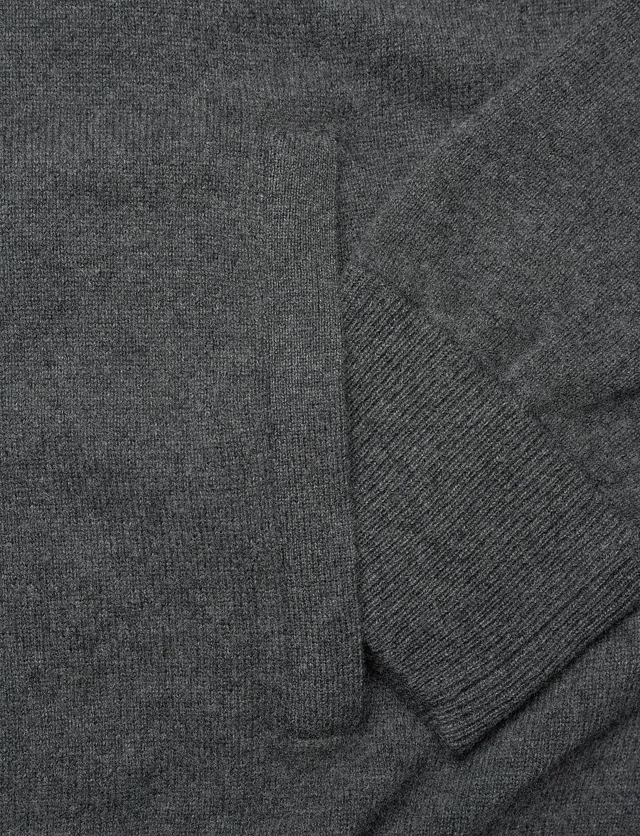 Polo Ralph Lauren - 2/27 MERINO RWS-LS FZ PP - dark charcoal hea - 3