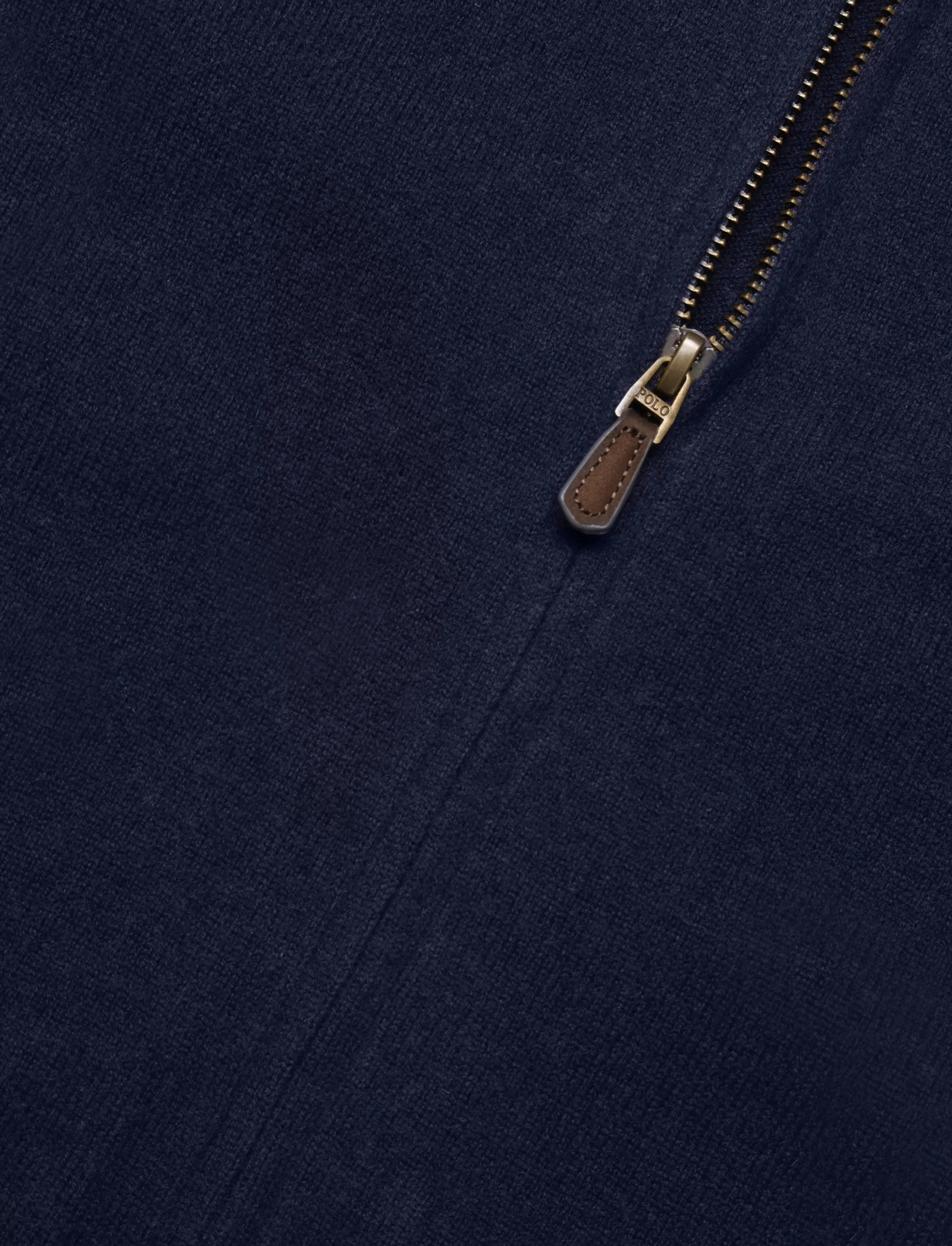 Polo Ralph Lauren - 2/27 MERINO RWS-LS FZ PP - half zip - hunter navy - 2