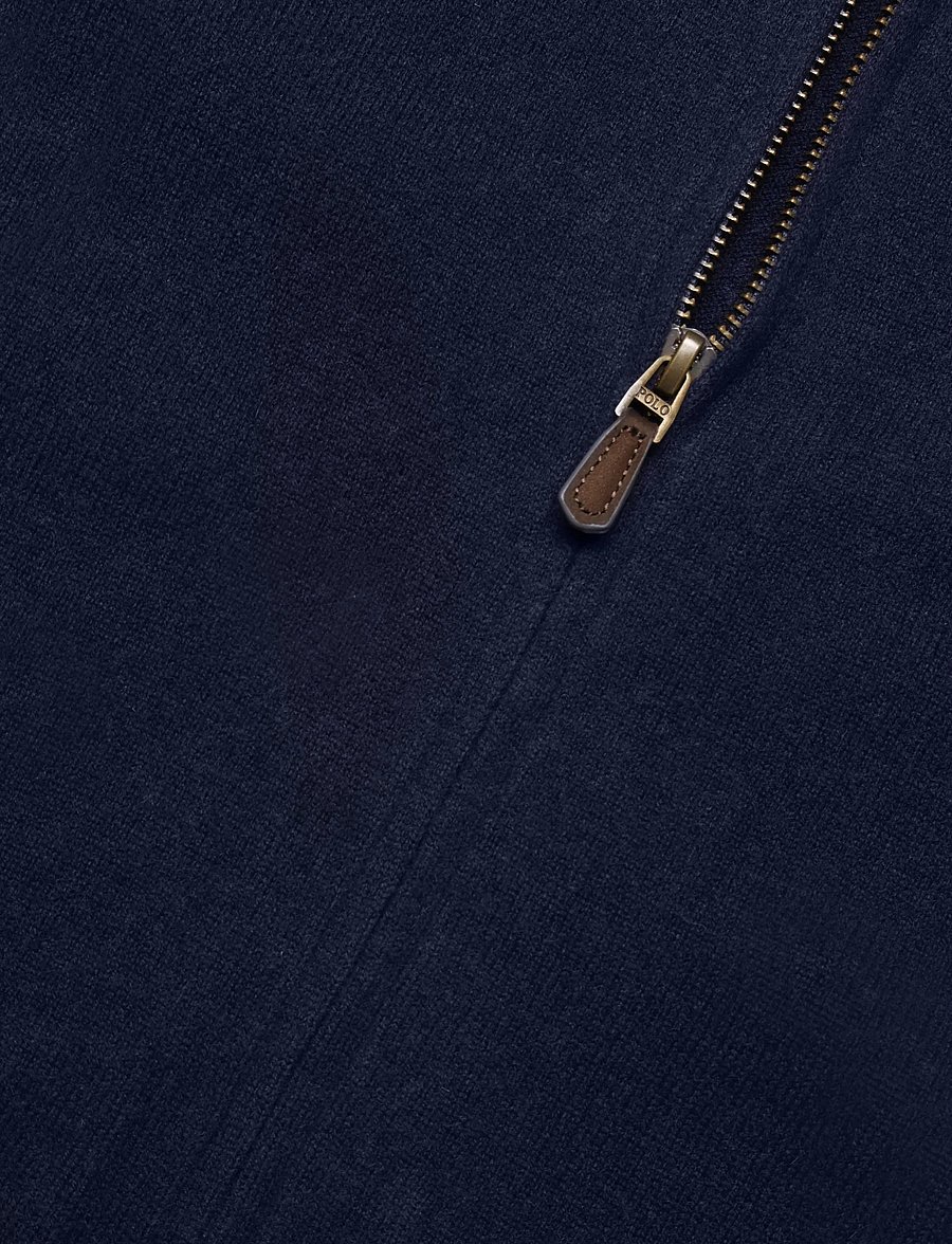 Polo Ralph Lauren - 2/27 MERINO RWS-LS FZ PP - half zip - hunter navy - 2