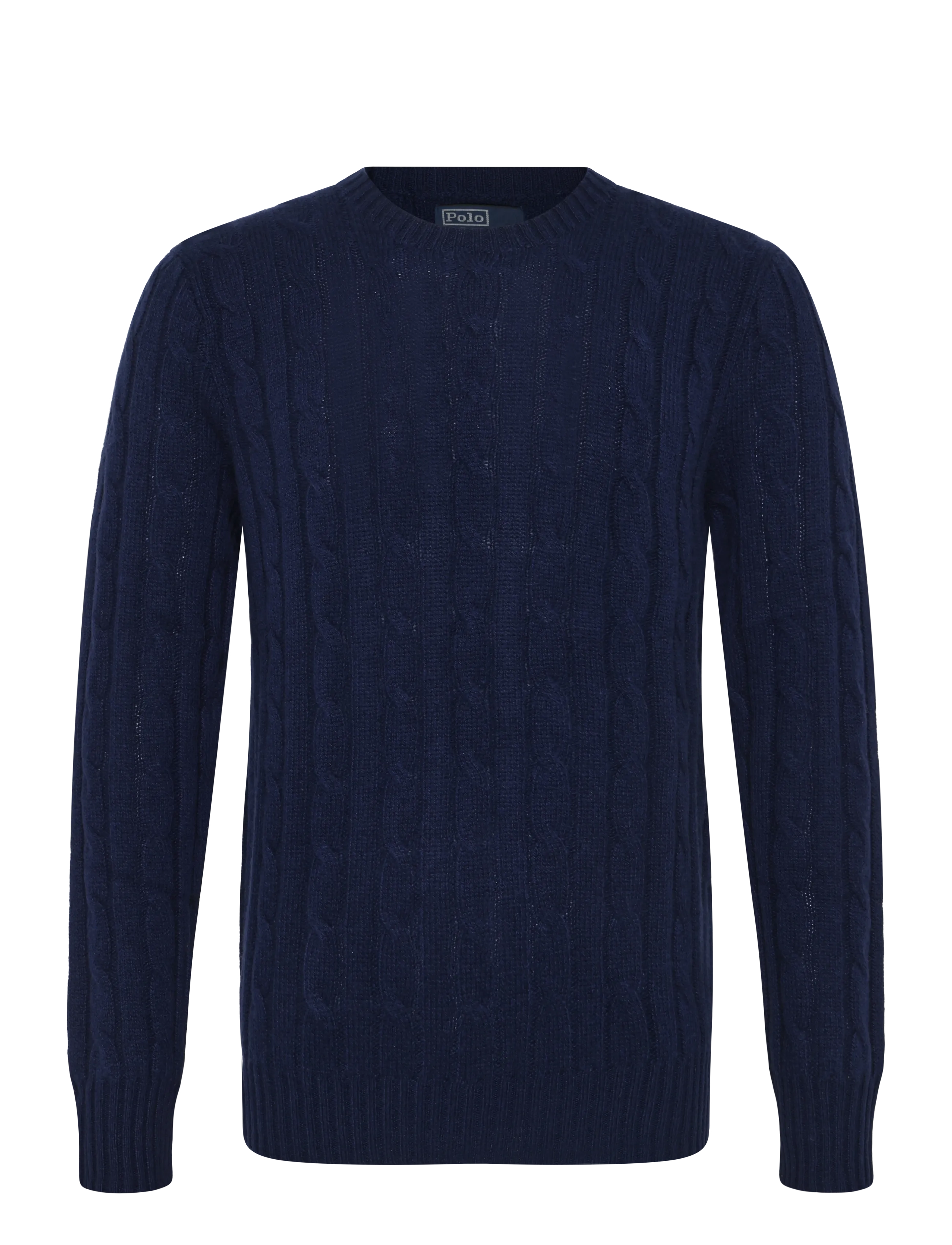 Polo Ralph Lauren The Iconic Cable-Knit Cashmere Sweater - Rundhals - BRIGHT NAVY / navy
