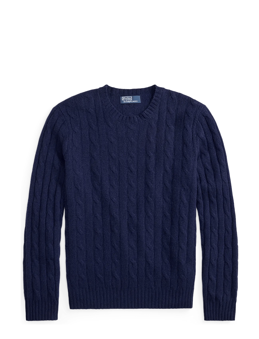 Polo Ralph Lauren - The Iconic Cable-Knit Cashmere Sweater - rundhals - bright navy - 1