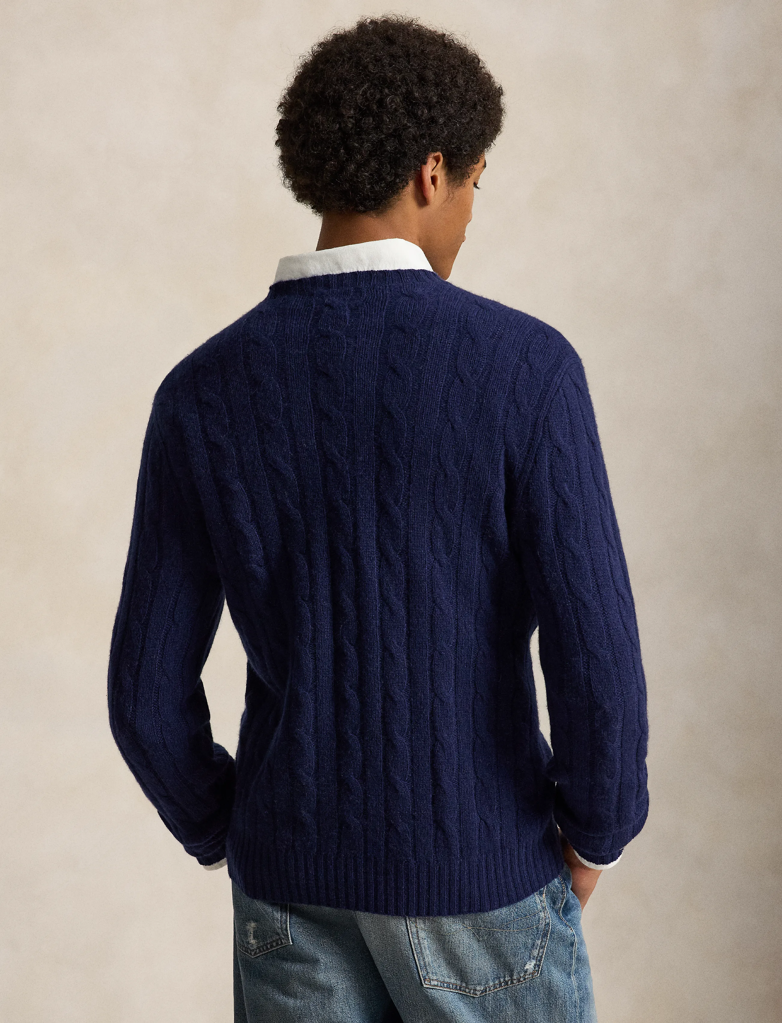 Polo Ralph Lauren - The Iconic Cable-Knit Cashmere Sweater - rundhals - bright navy - 2