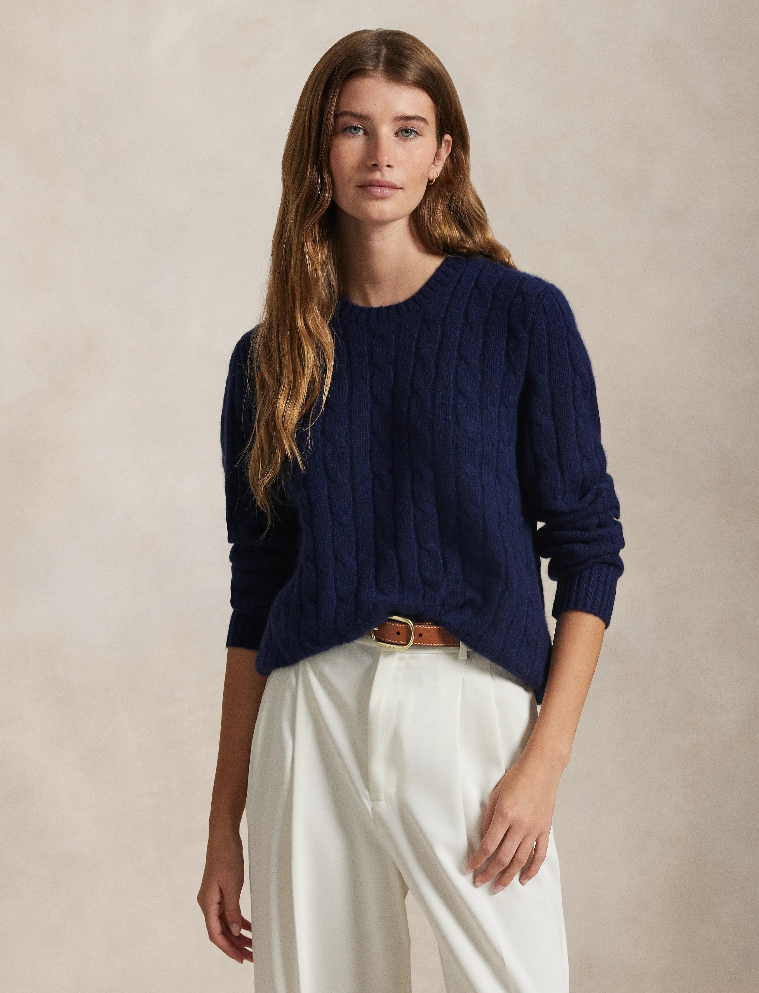 Polo Ralph Lauren 2/12 Cashmere Sfa-Lsl-Swt stickade tröjor herr – bild 5