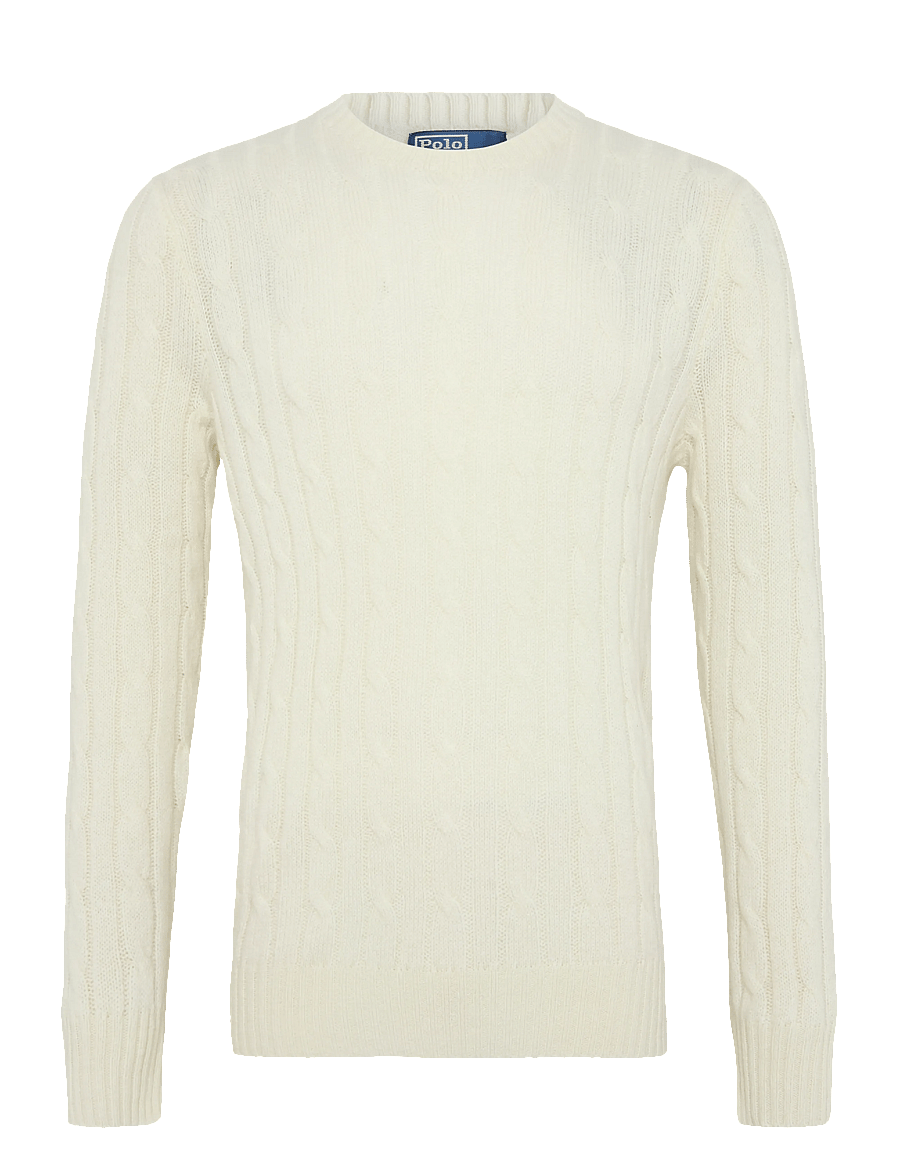 Polo Ralph Lauren - The Iconic Cable-Knit Cashmere Sweater - rundhals - cream - 2