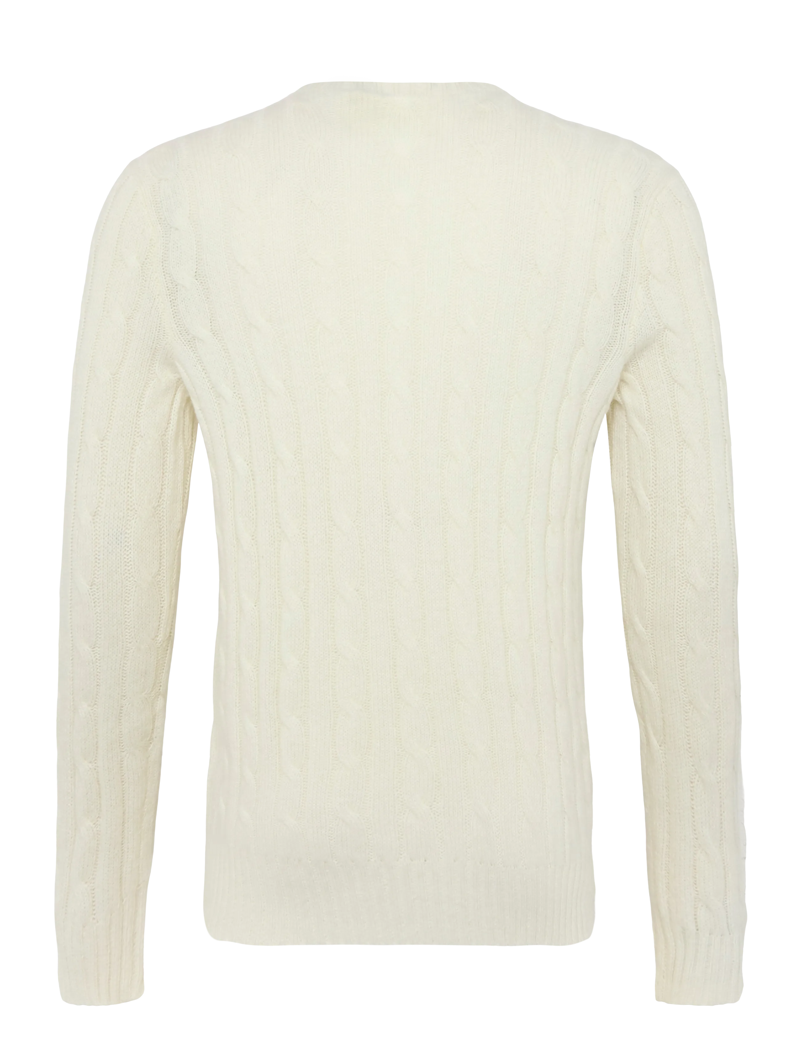 Polo Ralph Lauren - The Iconic Cable-Knit Cashmere Sweater - rundhals - cream - 3