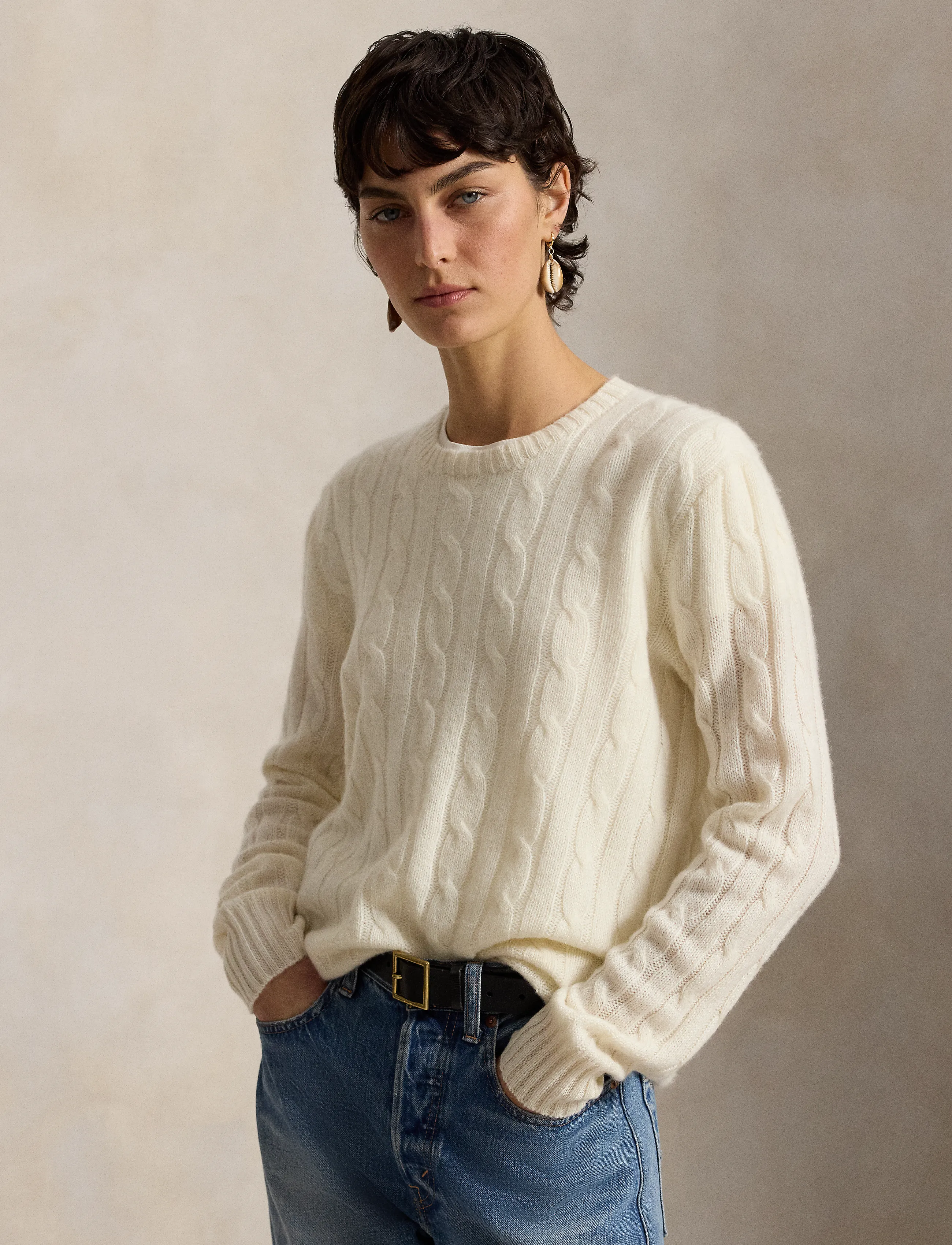 The Iconic Cable-Knit Cashmere Sweater